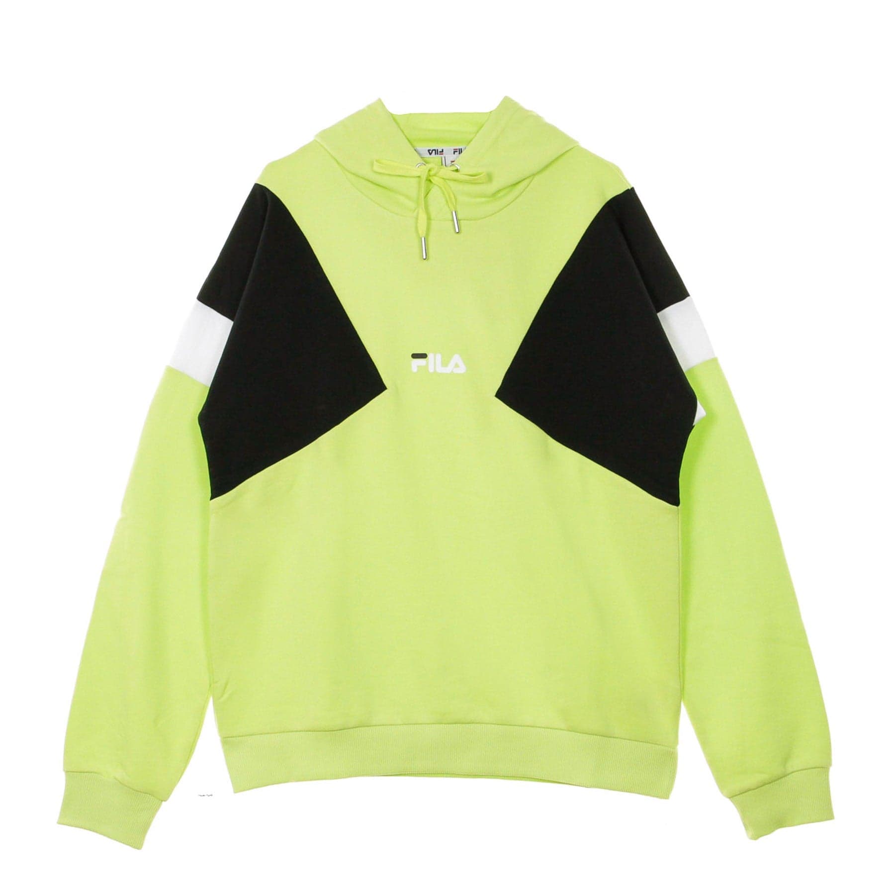 Bade Men's Lightweight Hooded Sweatshirt Sharp Green/black/bright White