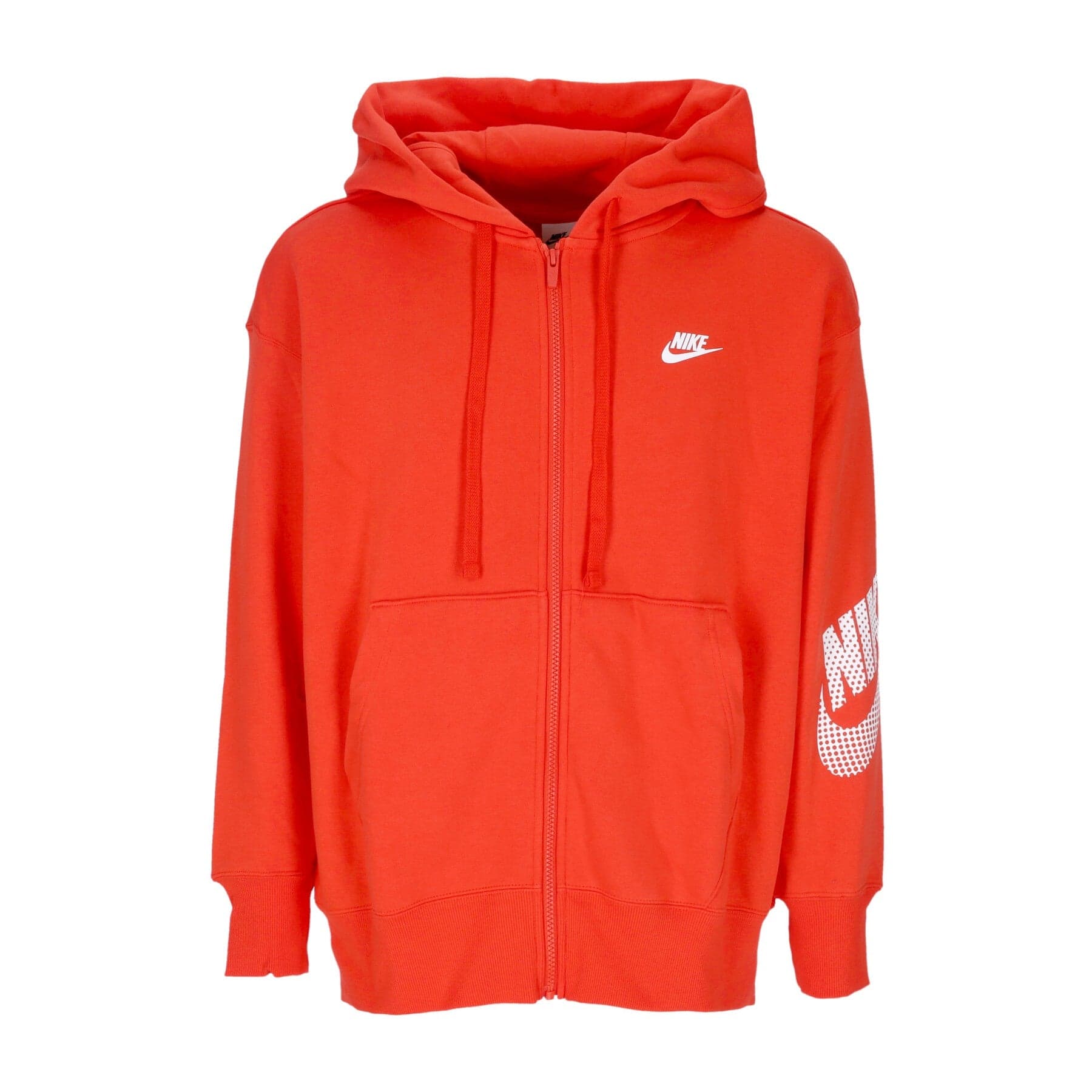 Women's Zip Hoodie Sportswear Dnc Fleece Full-zip Hoodie Picante Red