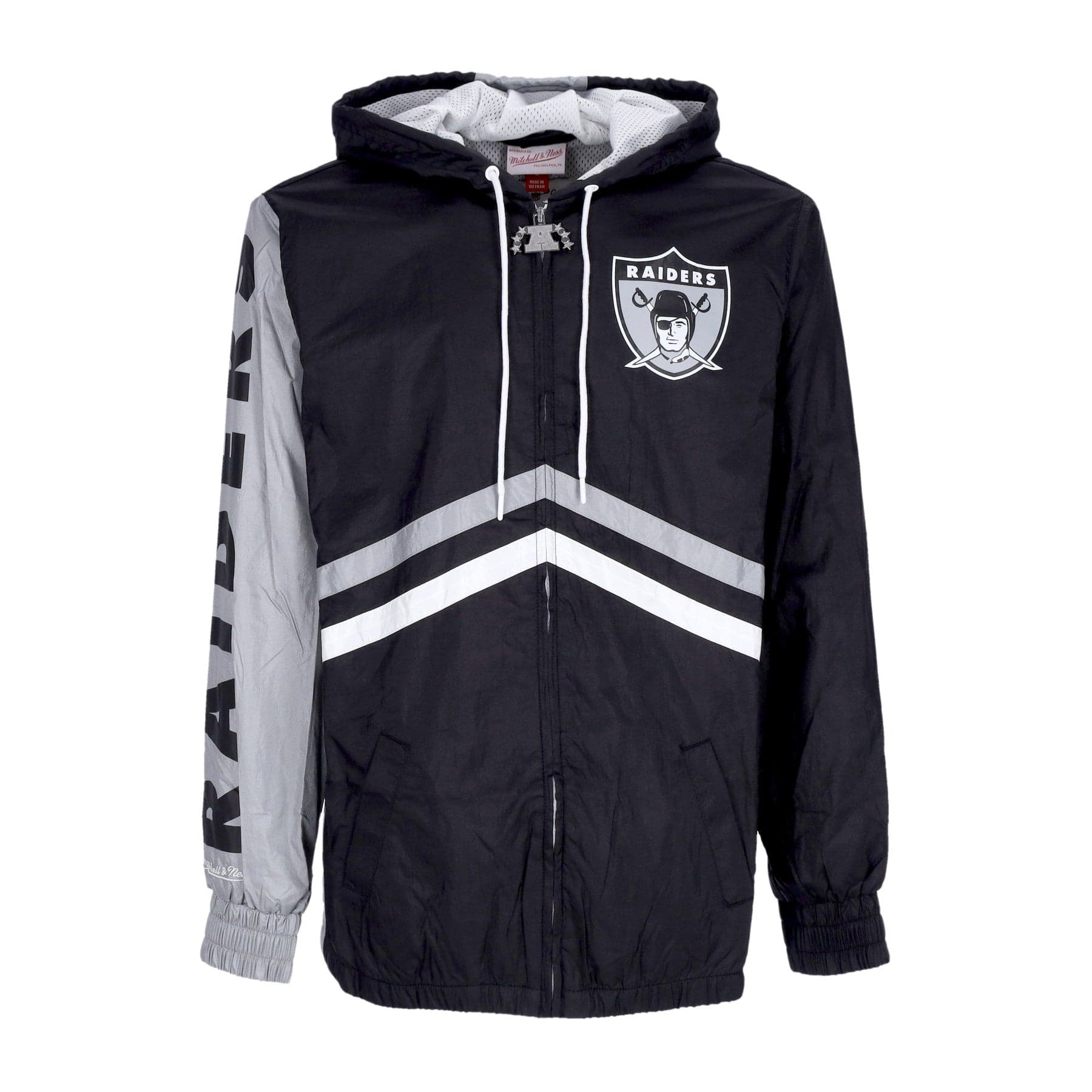 Men's Windbreaker Nfl Undeniable Full Zip Windbreaker Oakrai Black