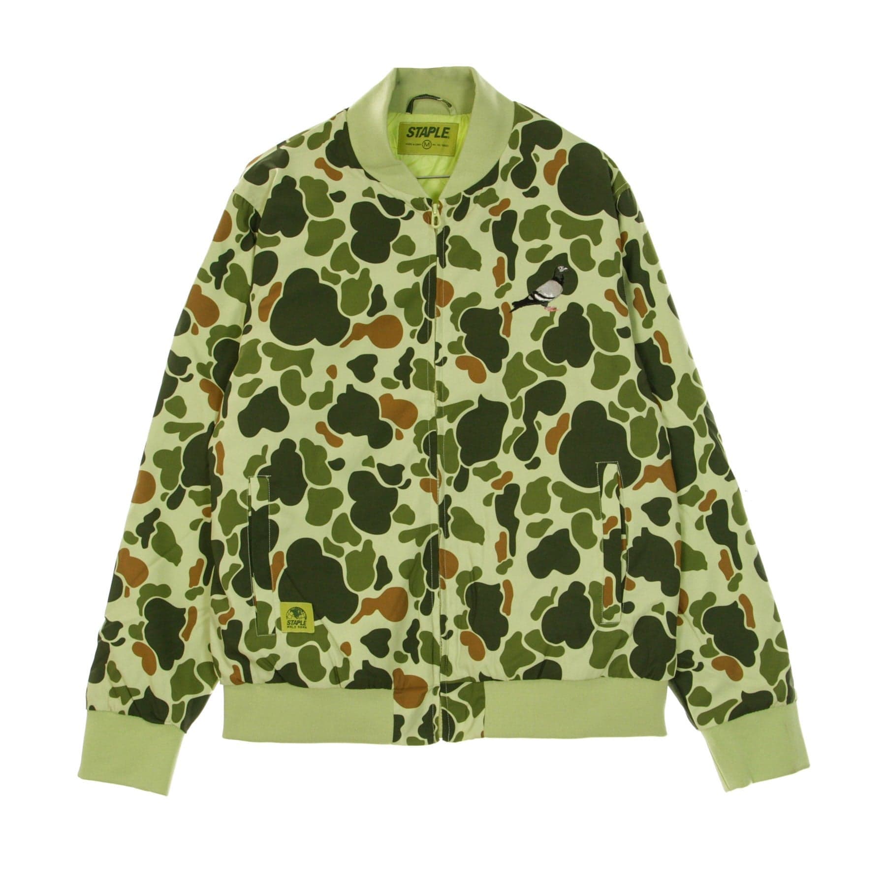 Classic Pigeon Bomber Jacket Camo Men's Bomber Jacket