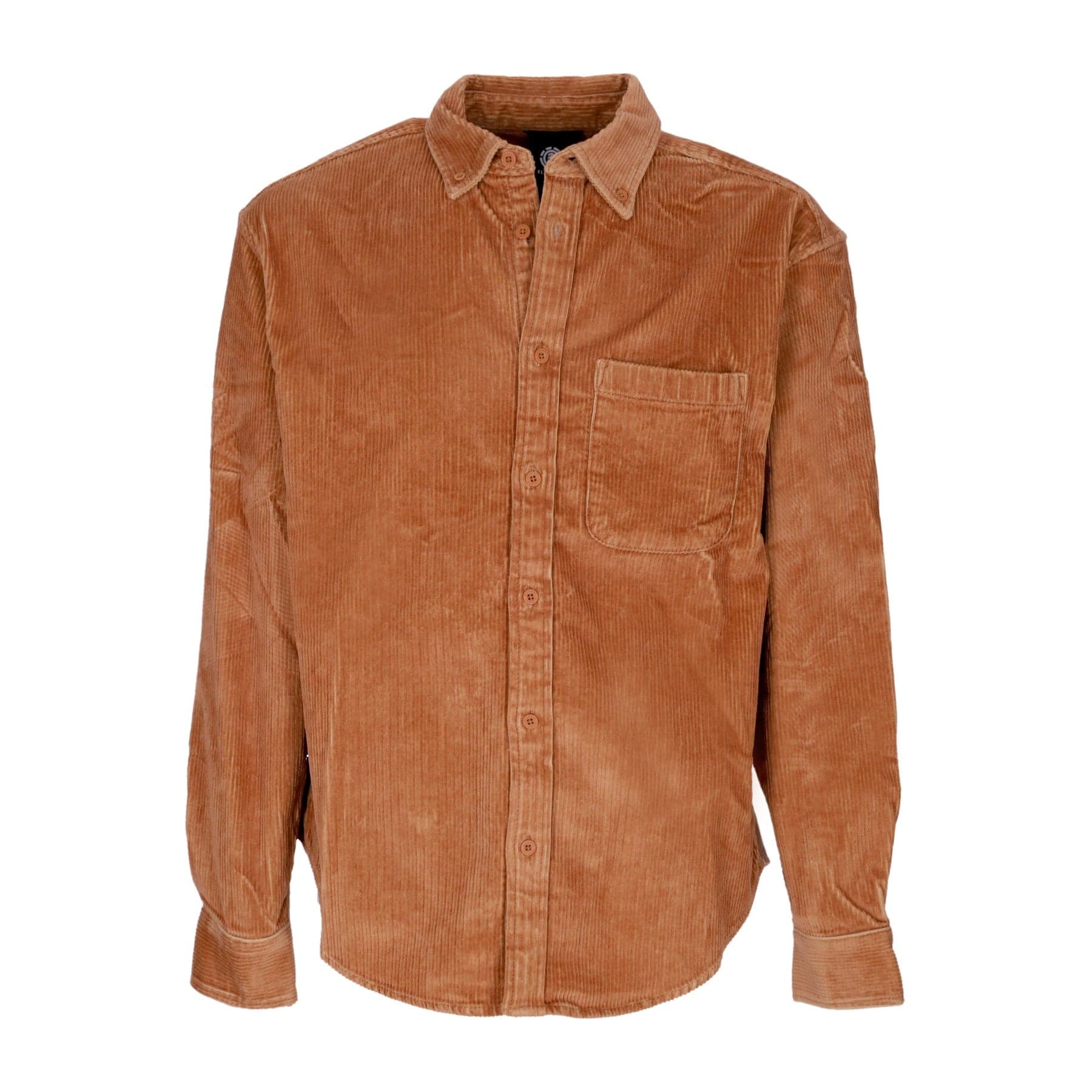 Men's Long Sleeve Shirt Bold Corduroy Shirt Cashew