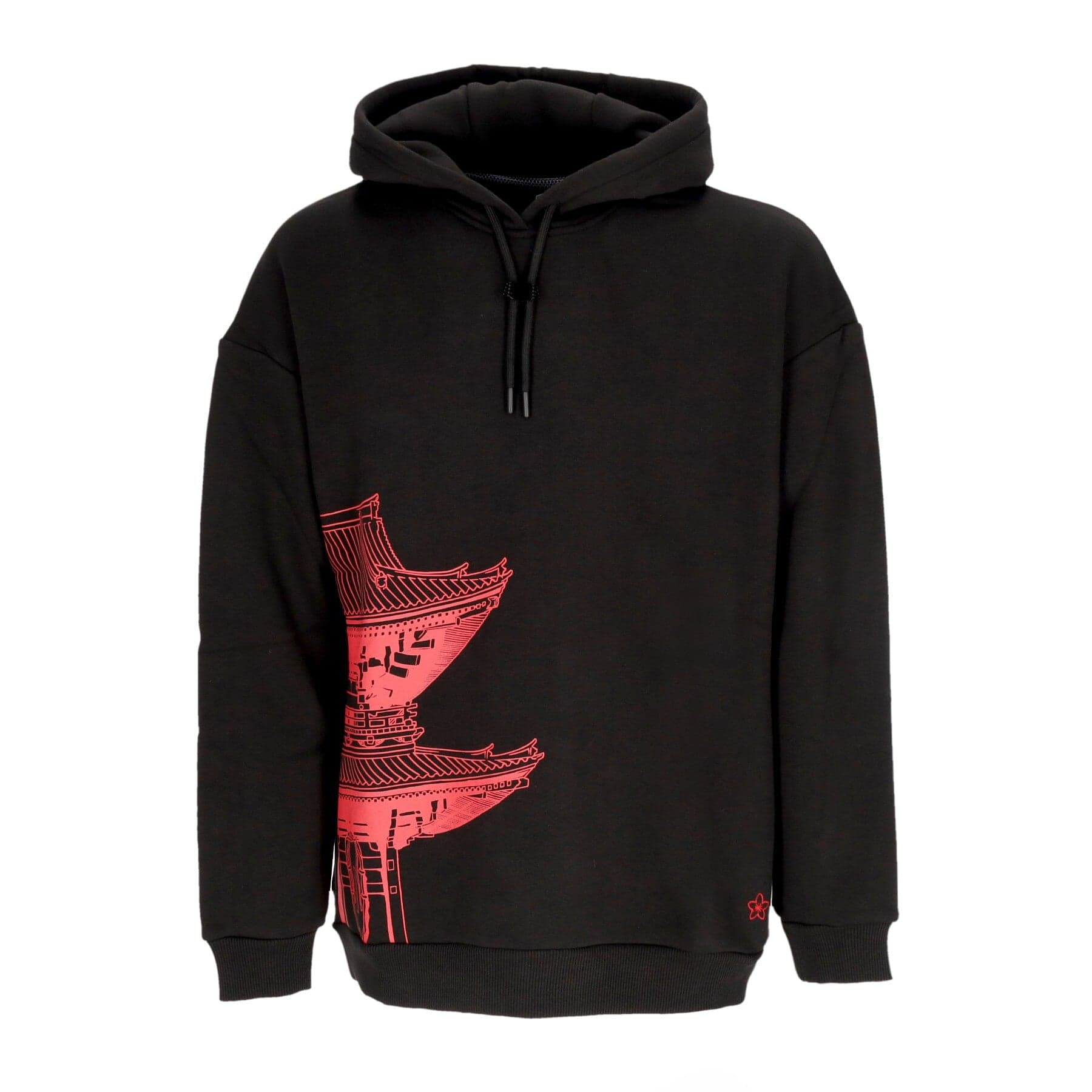 Bench Tokyo Over Hoodie Men's Hoodie Black/magenta