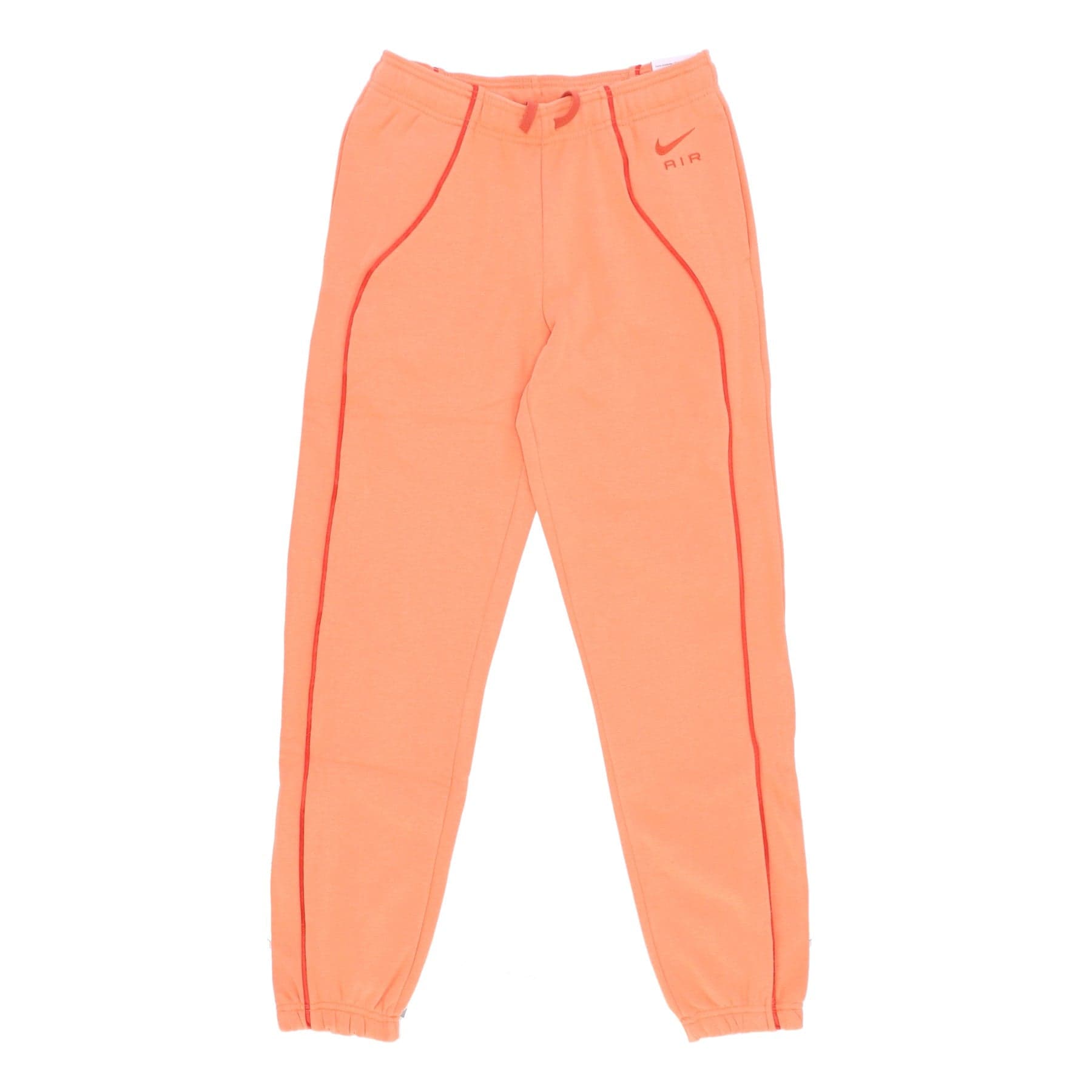 Women's Fleece Tracksuit Pants Sportswear Air Fleece Mid-rise Joggers Orange Trance/mantra Orange
