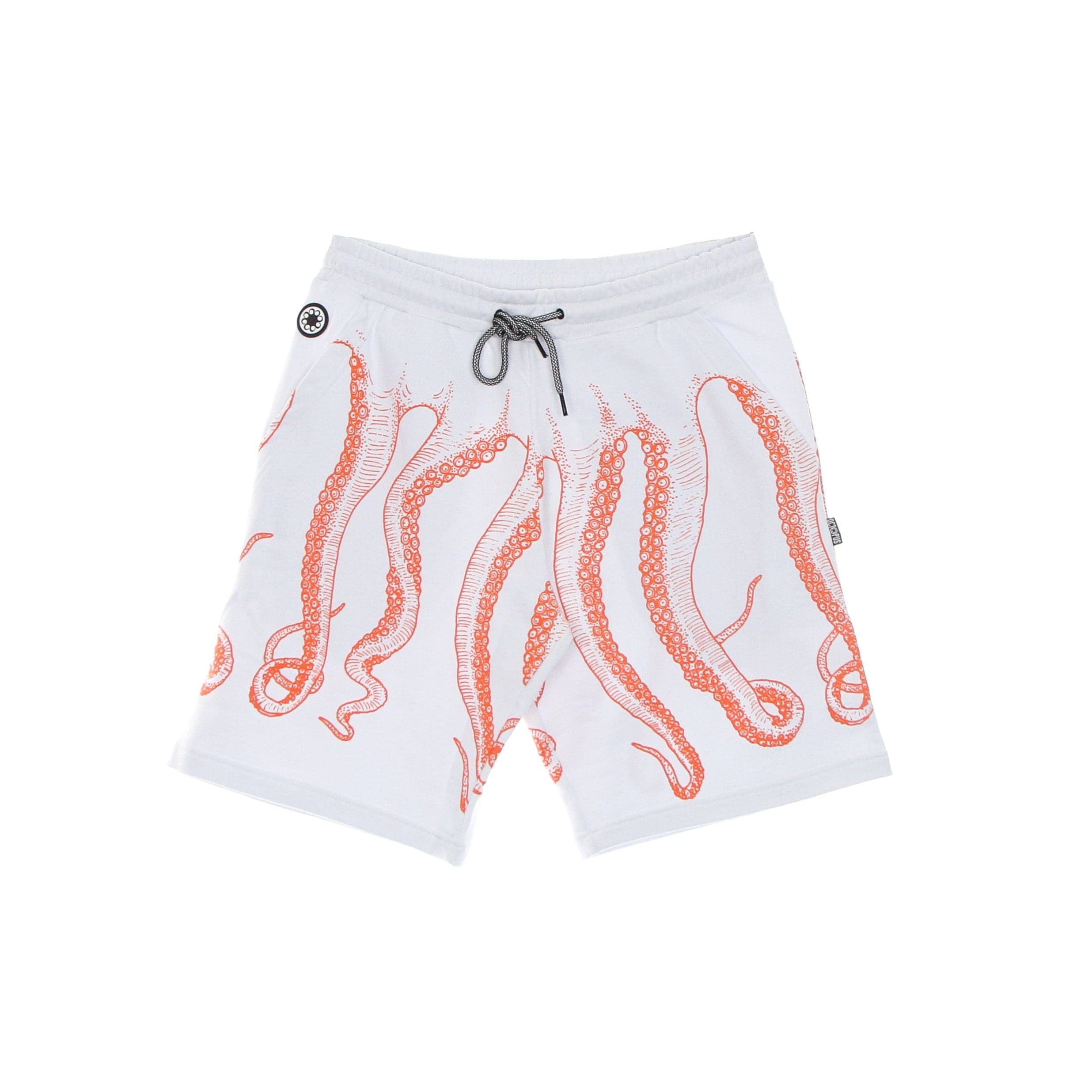 Men's Tracksuit Shorts Outline Short White
