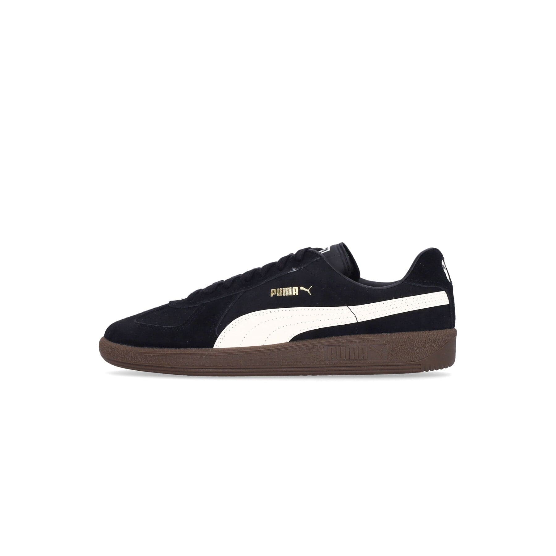 Low Shoe Men's Army Trainer Suede Black/alpine Snow
