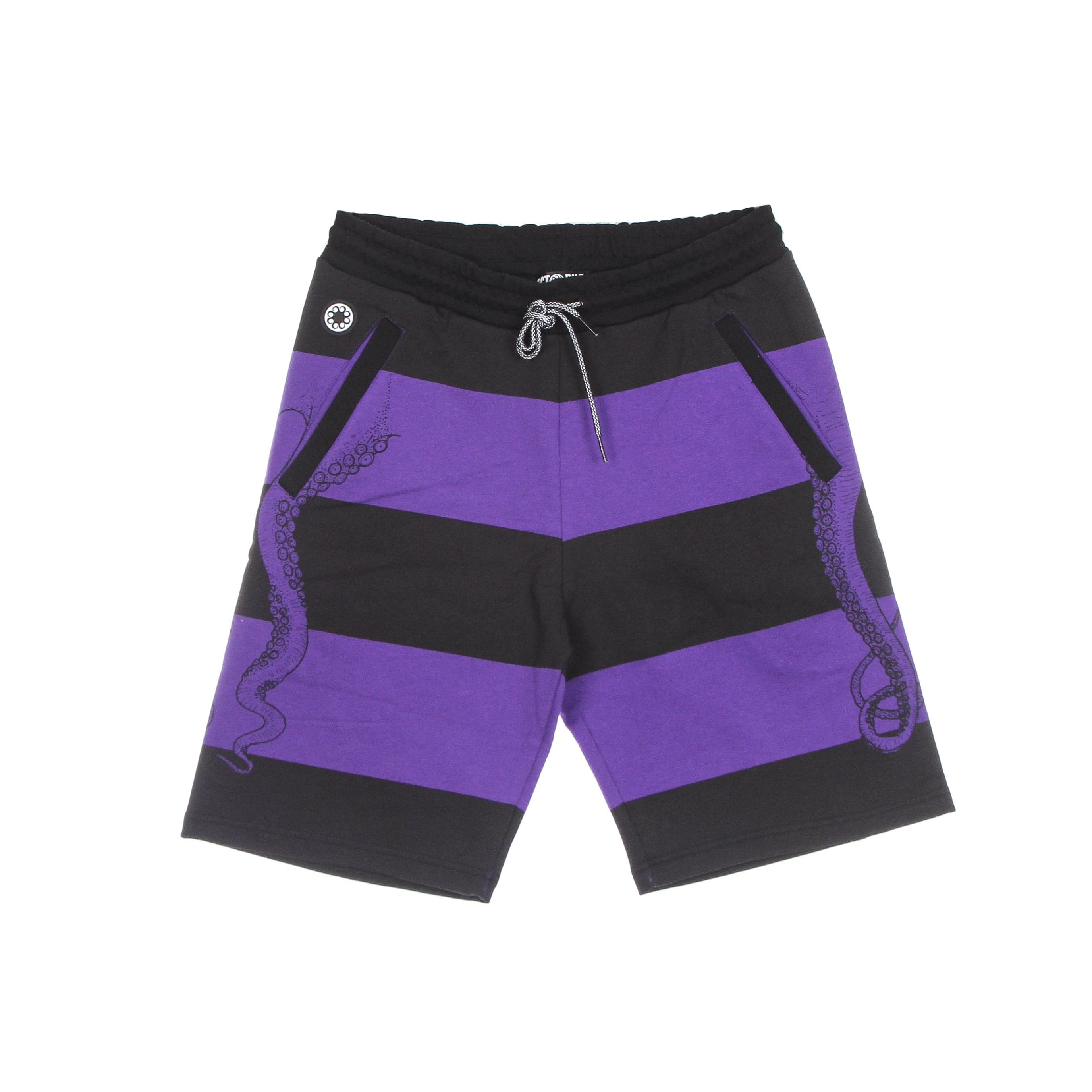 Men's Tracksuit Shorts Fullback Sweatshorts Purple
