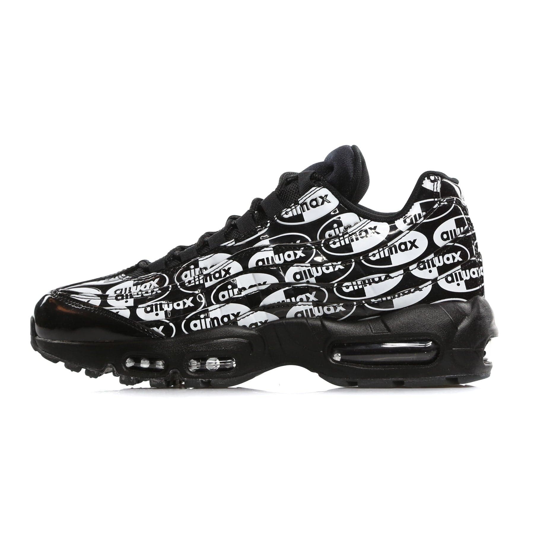 Air Max 95 Prm Black/black/white Men's Low Shoe
