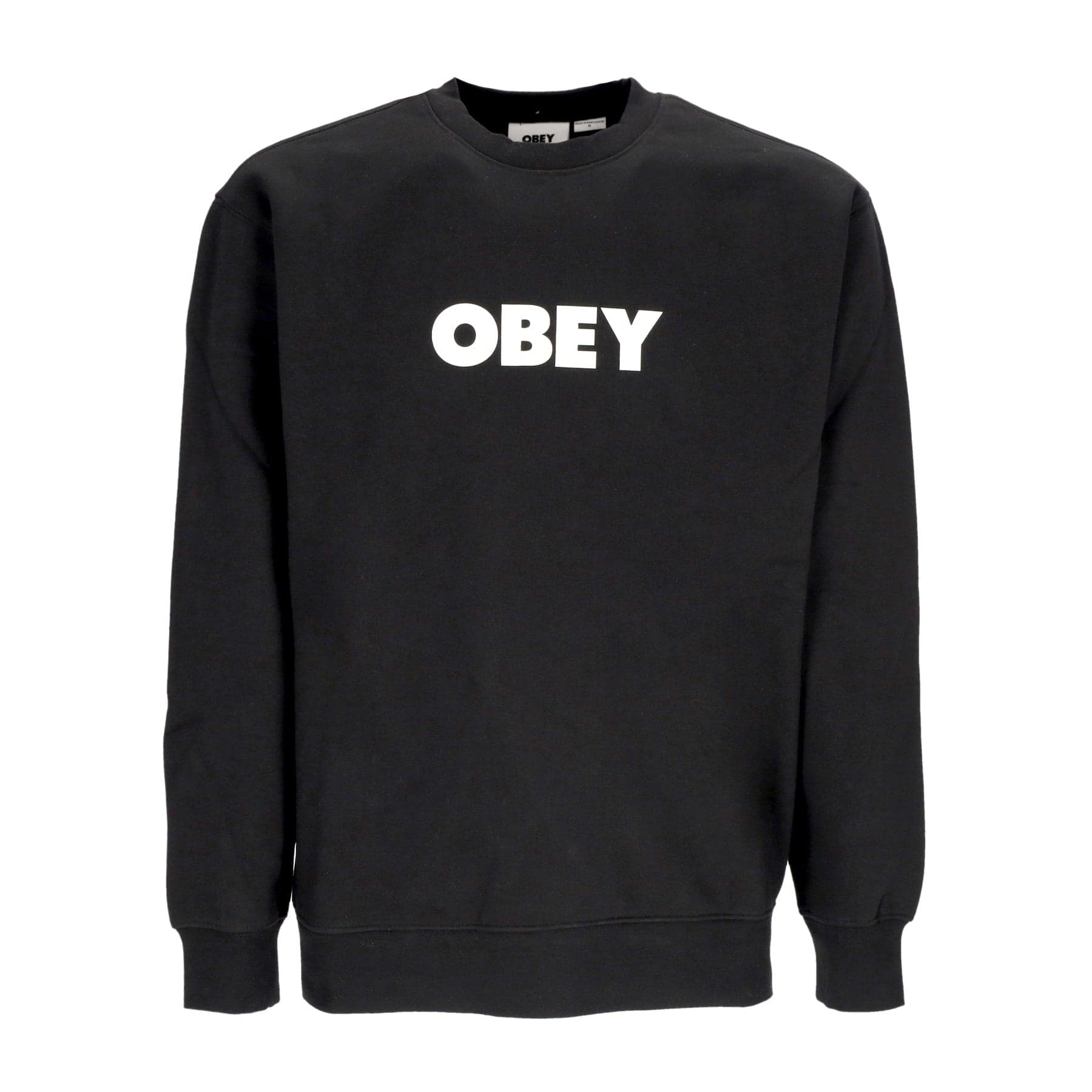Bold Crew Premium Fleece Men's Crewneck Sweatshirt Black