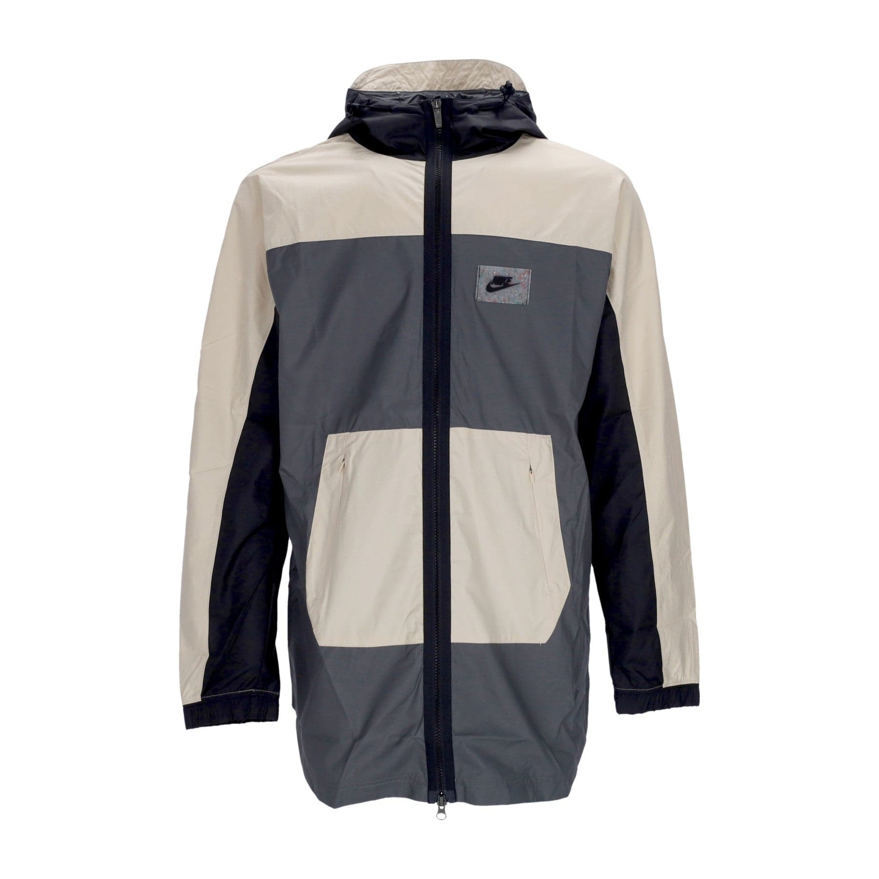 Men's Windbreaker Woven Jacket Iron Grey/rattan/black/black
