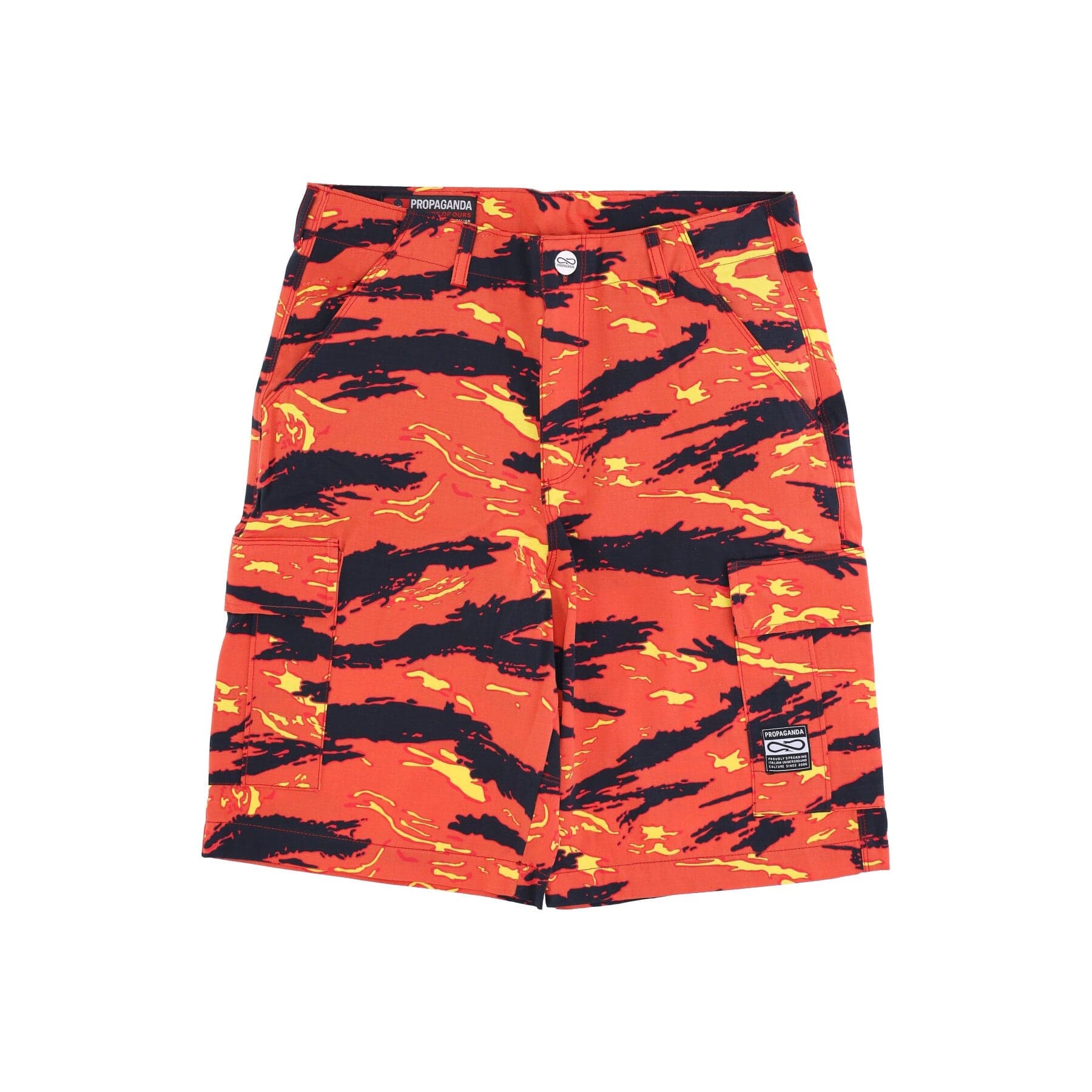 Robber Cargo Camo Shorts Men's Shorts Orange
