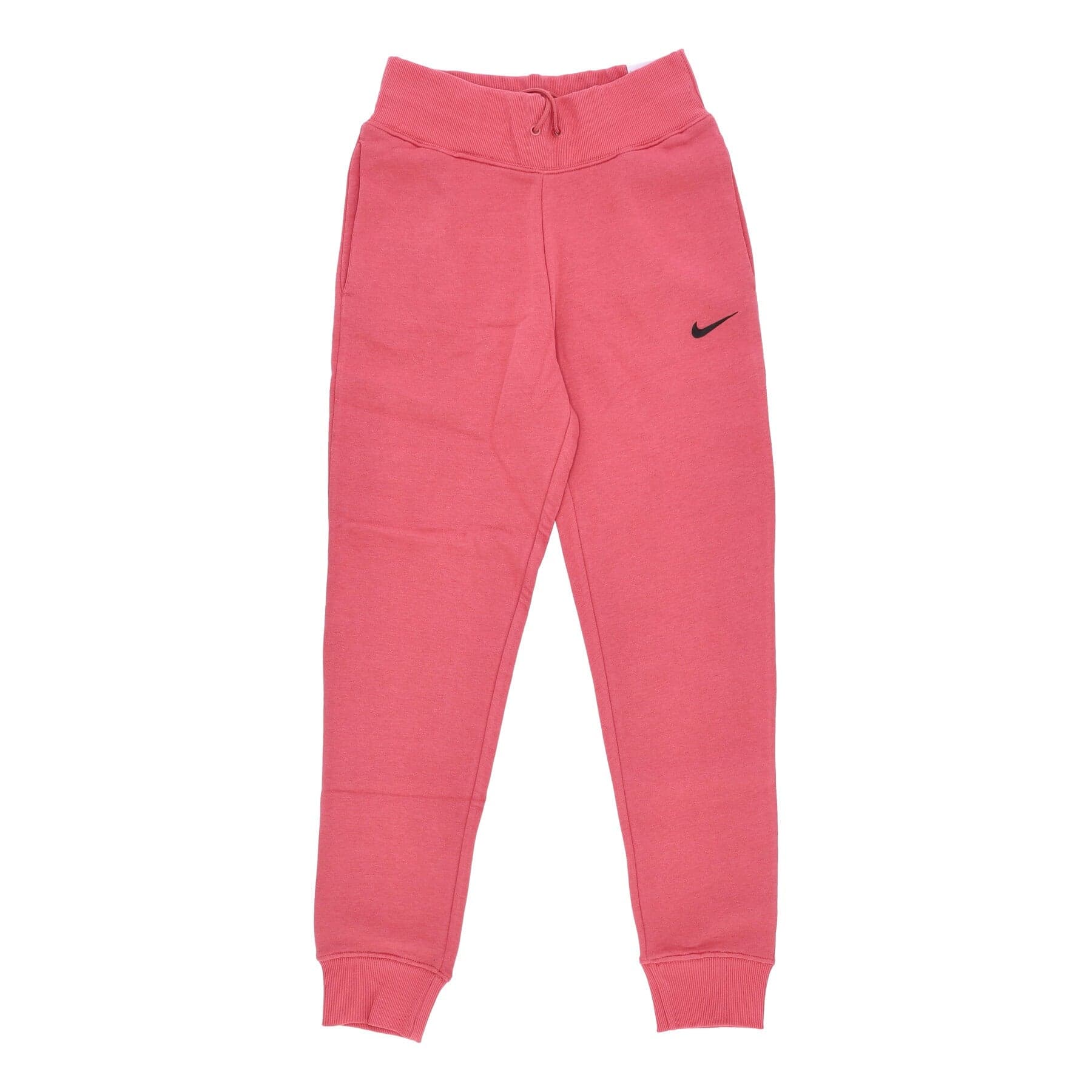 Women's Fleece Tracksuit Pants Sportswear High-waisted Fleece Joggers Adobe/black