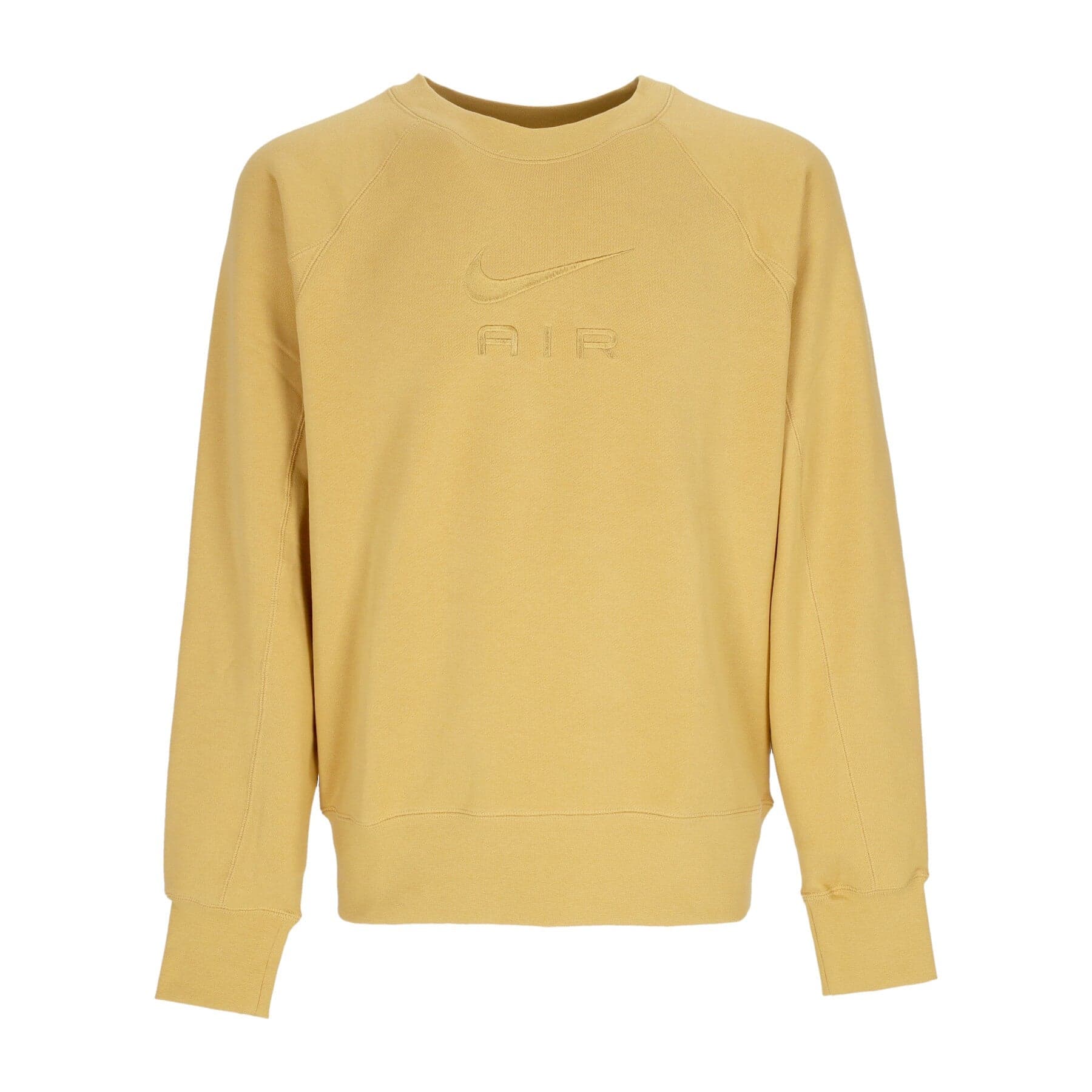 Men's Lightweight Crewneck Sweatshirt Sportswear Air French Terry Crewneck Wheat Gold/wheat Gold