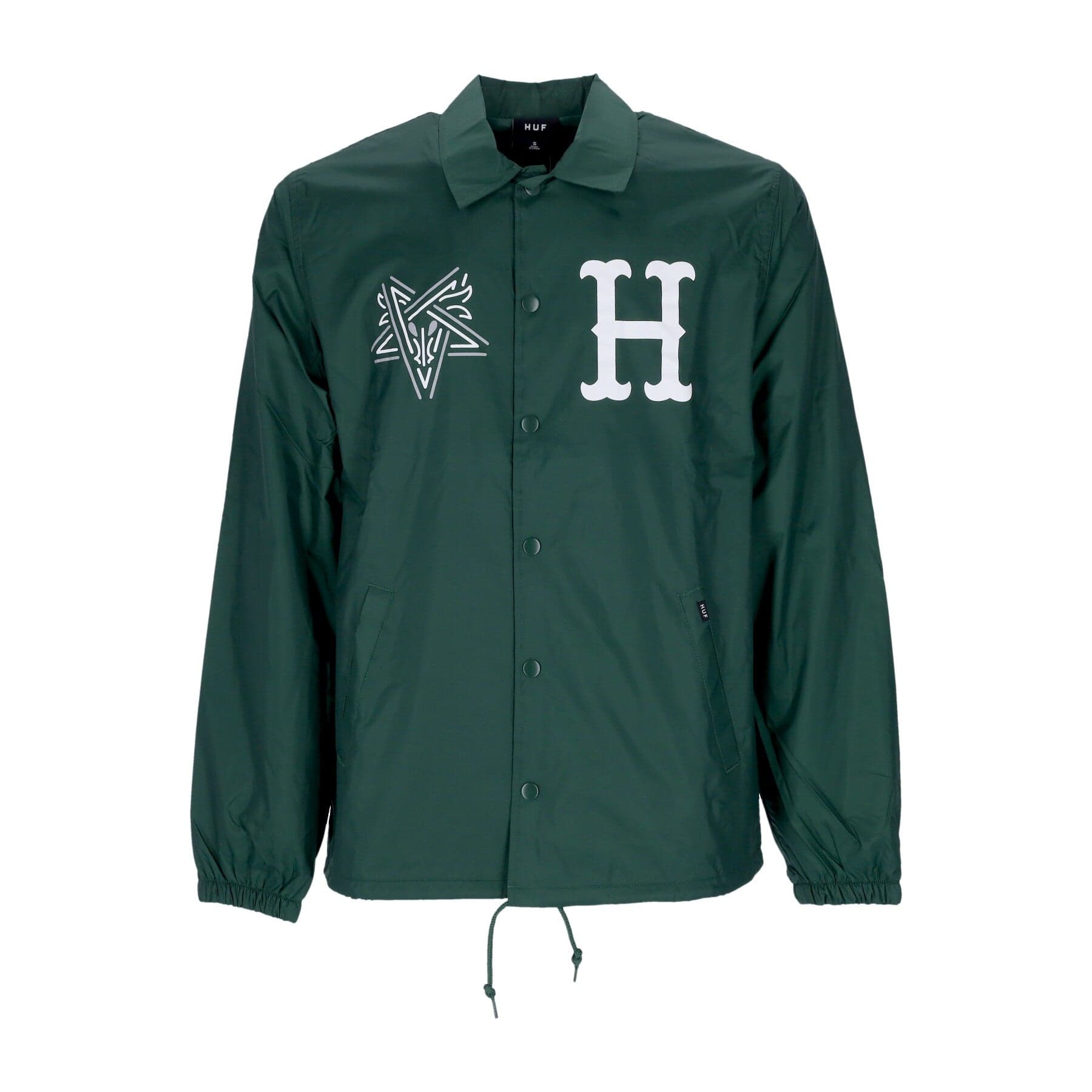 Coach Jacket Men's Split Coaches Jacket X Thrasher Forest Green