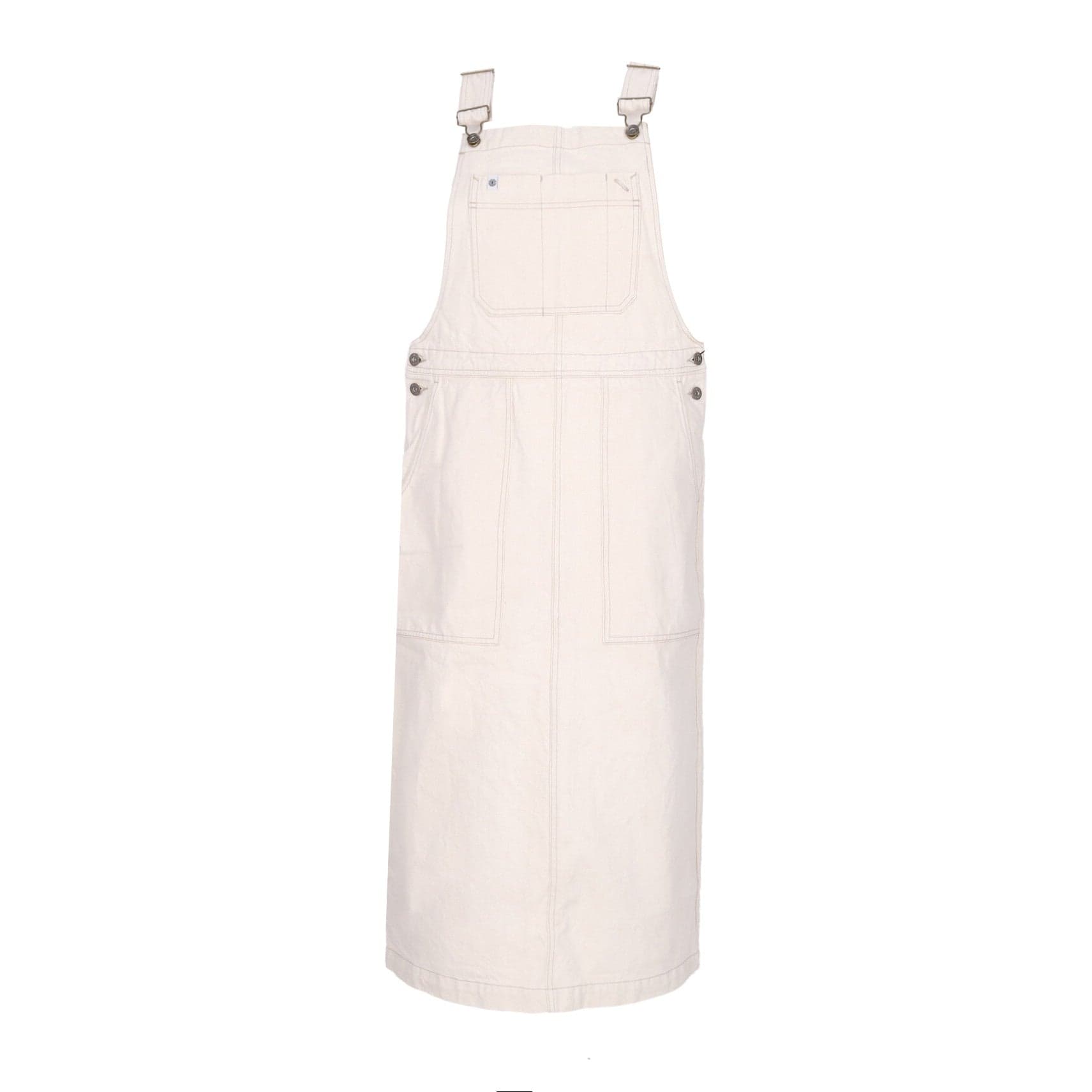 Dungaree Denim Dress Women's Overalls Natural