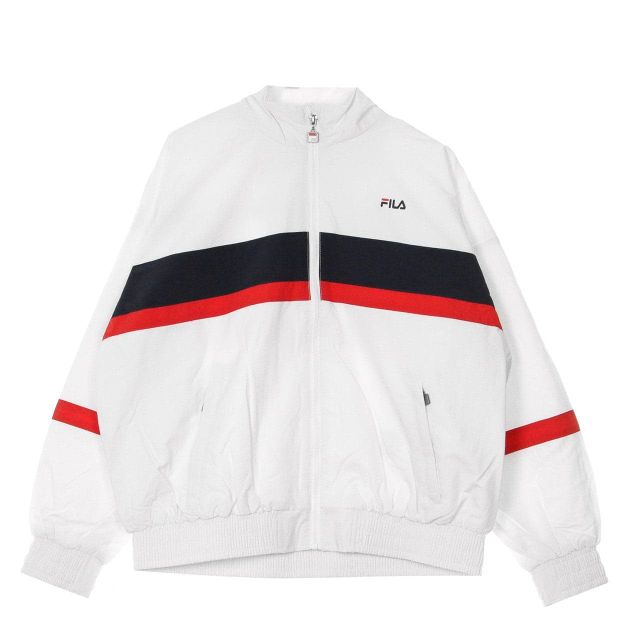 Kaya Women's Windbreaker Bright White/black Iris/true Red