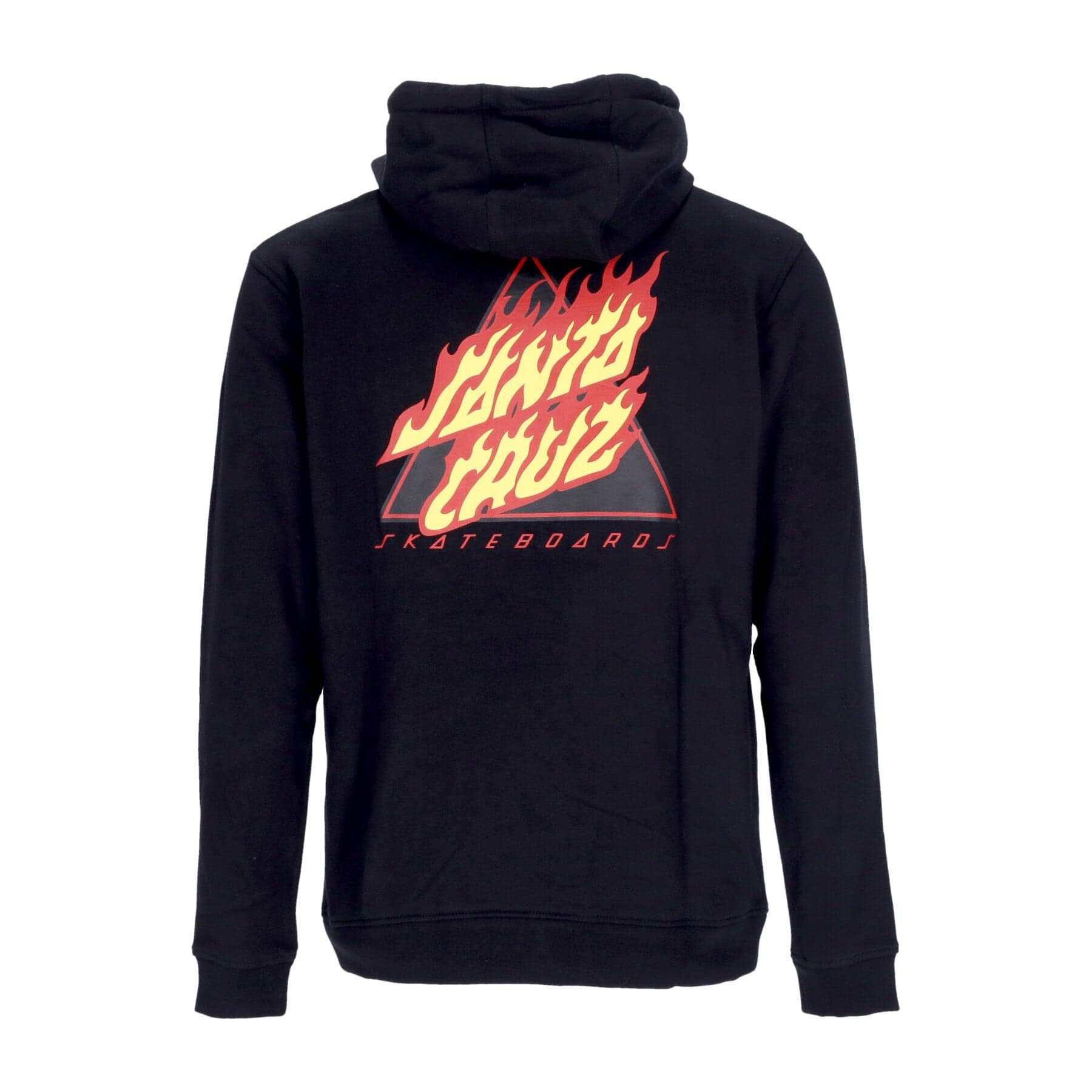 Men's Hooded Sweatshirt Flamed Not A Dot Hood Black