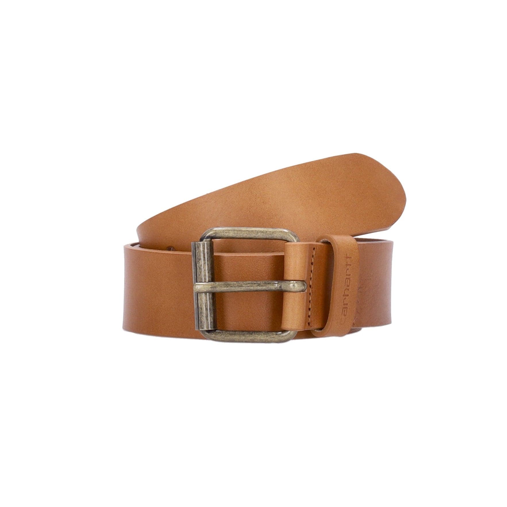 Men's Belt Script Belt Leather Honey/gold