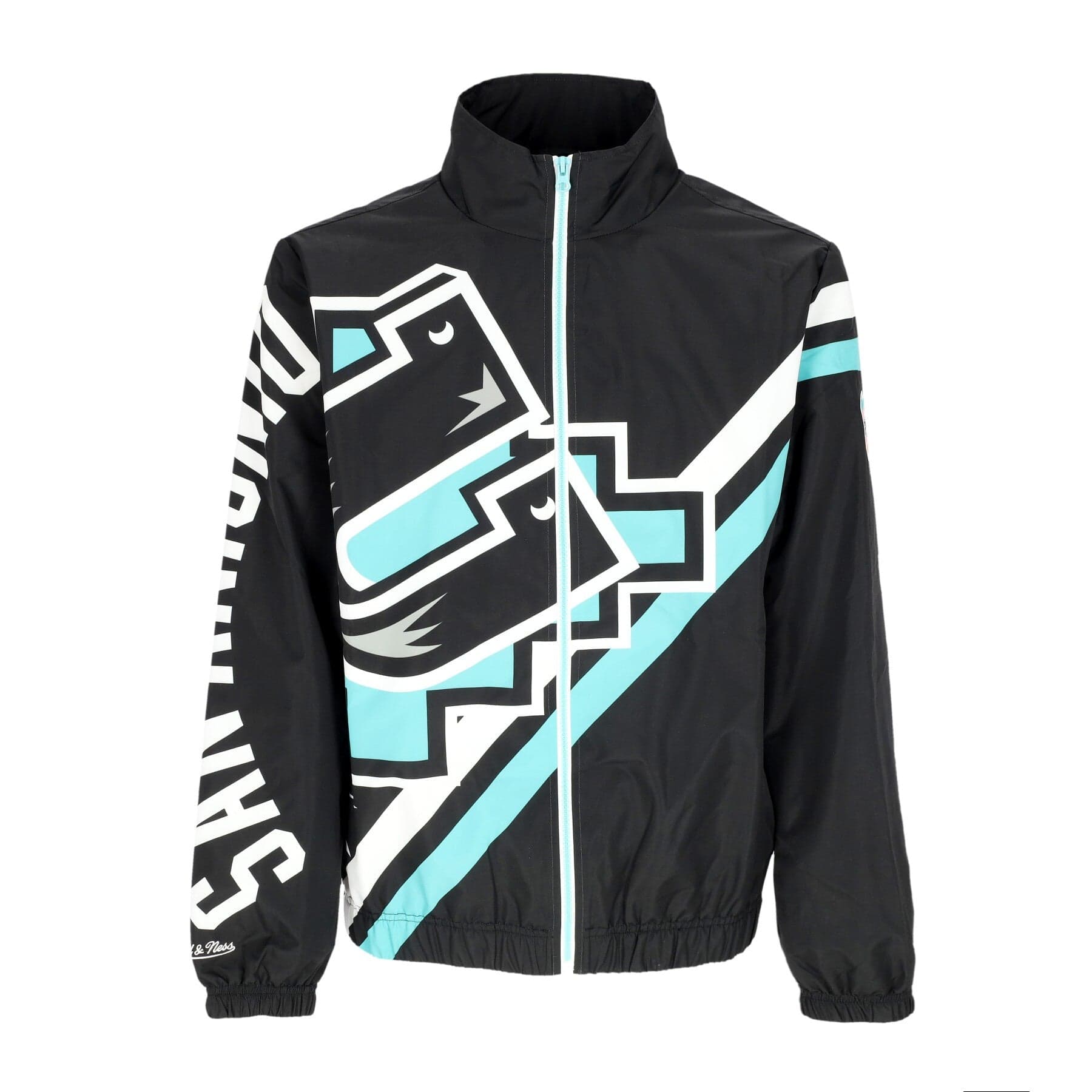 Men's Windbreaker Nba Exploded Logo Warm Up Jacket Hardwood Classics Saaspu