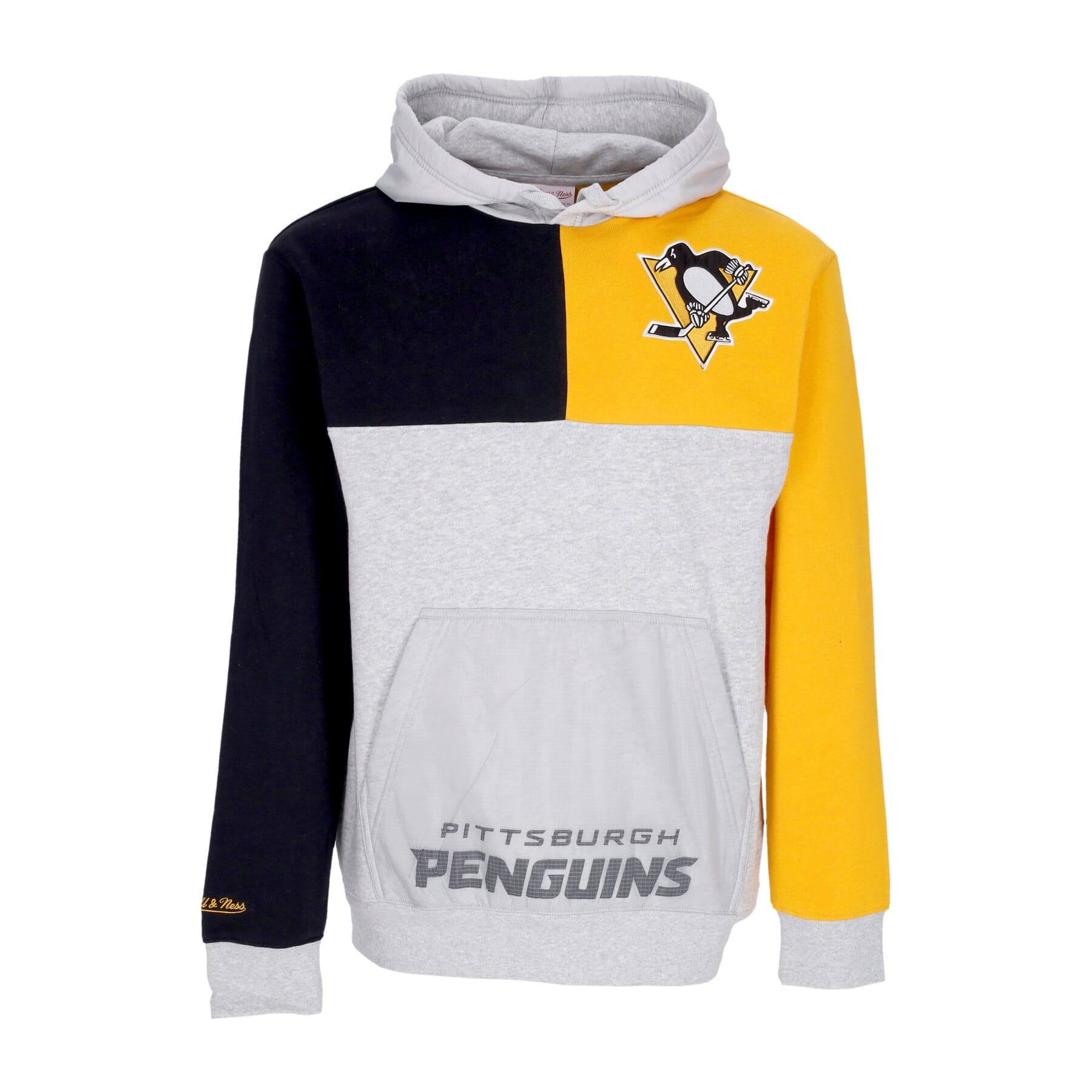 Men's Hoodie NHL Tie Breaker Fleece Hoodie Pitpen Gray Heather/black
