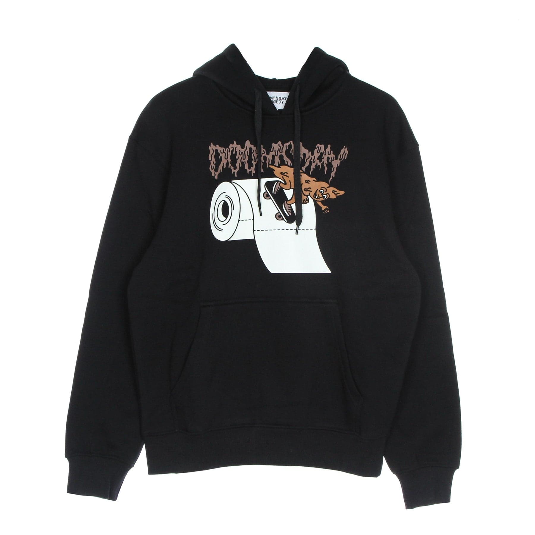 Droploaf Hd Black Men's Hoodie