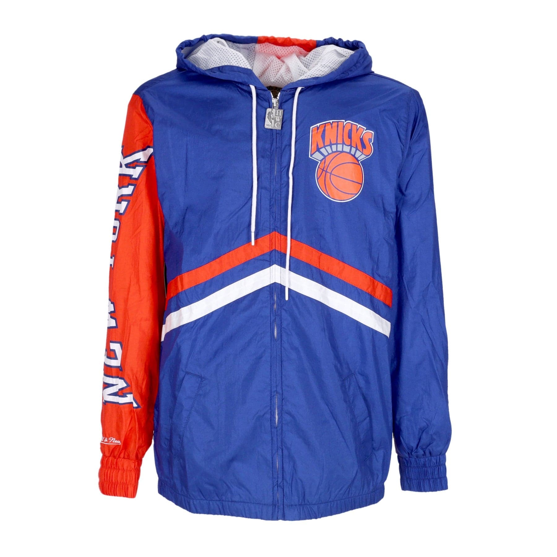 Men's Windbreaker Nba Undeniable Full Zip Windbreaker Hardwood Classics Neykni Royal