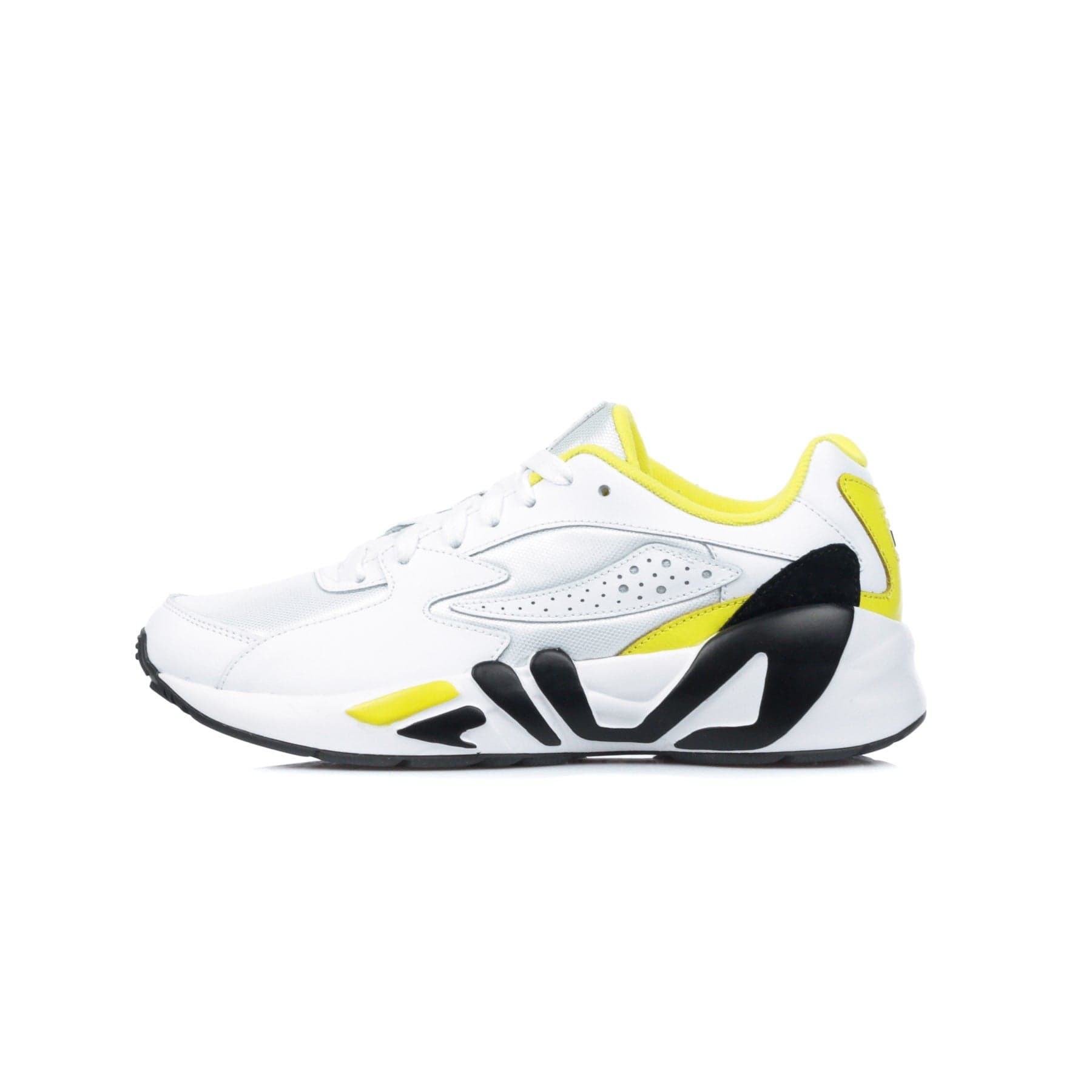 Low Men's Shoe Mindblower White/empire Yellow/black