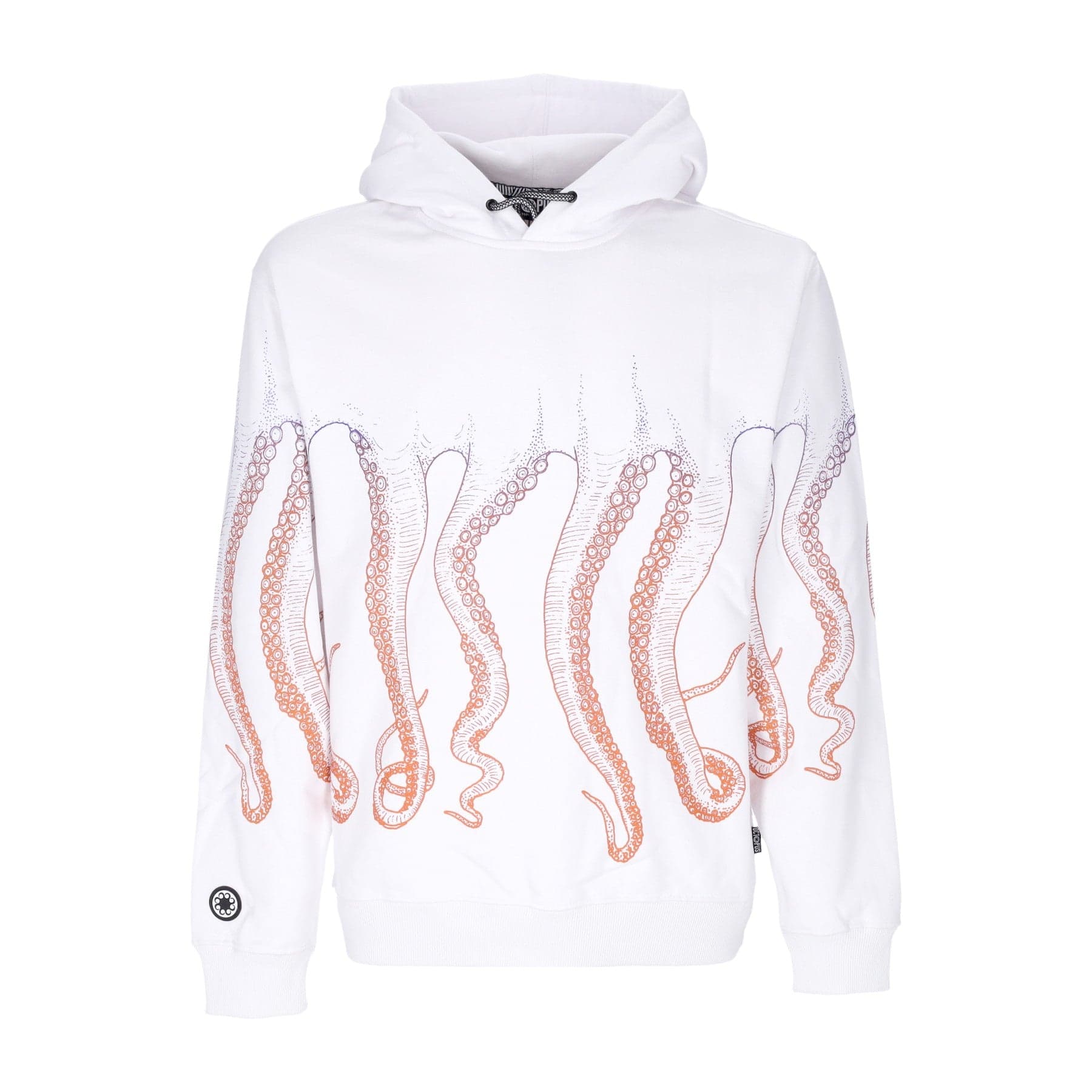 Men's Hoodie Gradient Hoodie White