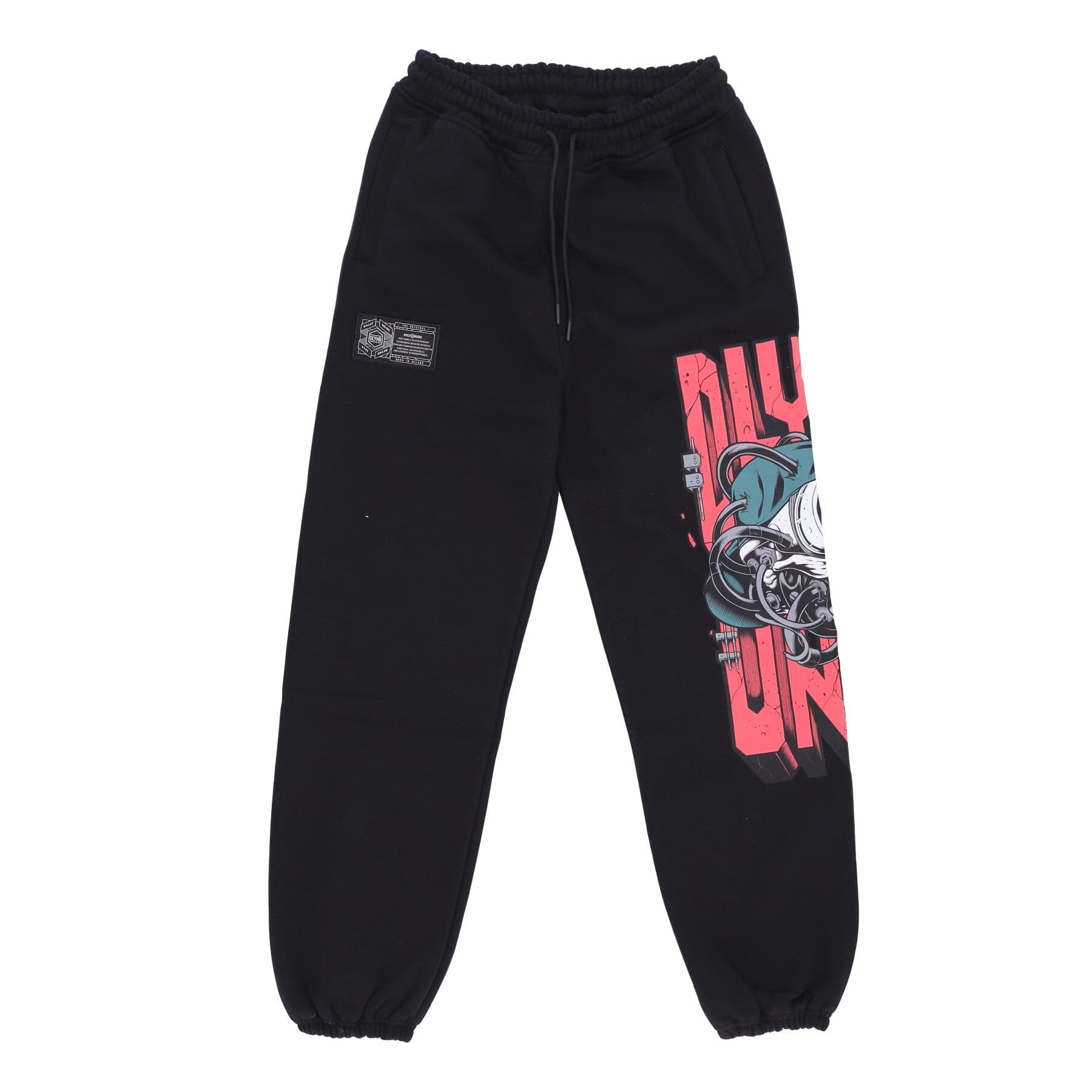 Men's Sweatpants Party Hard Skull Sweatpants Black