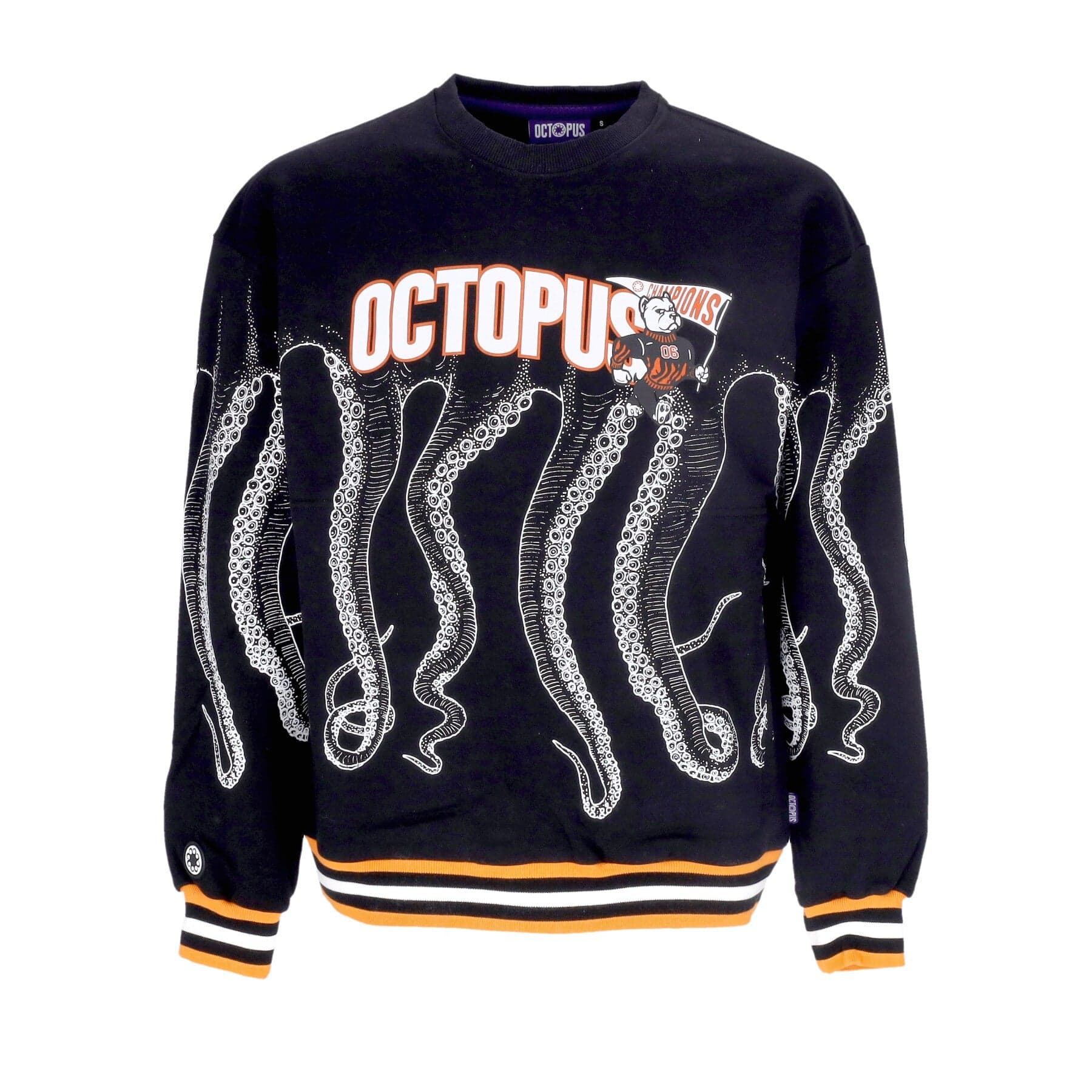 Men's Lightweight Crewneck Sweatshirt Athletic Crewneck Black