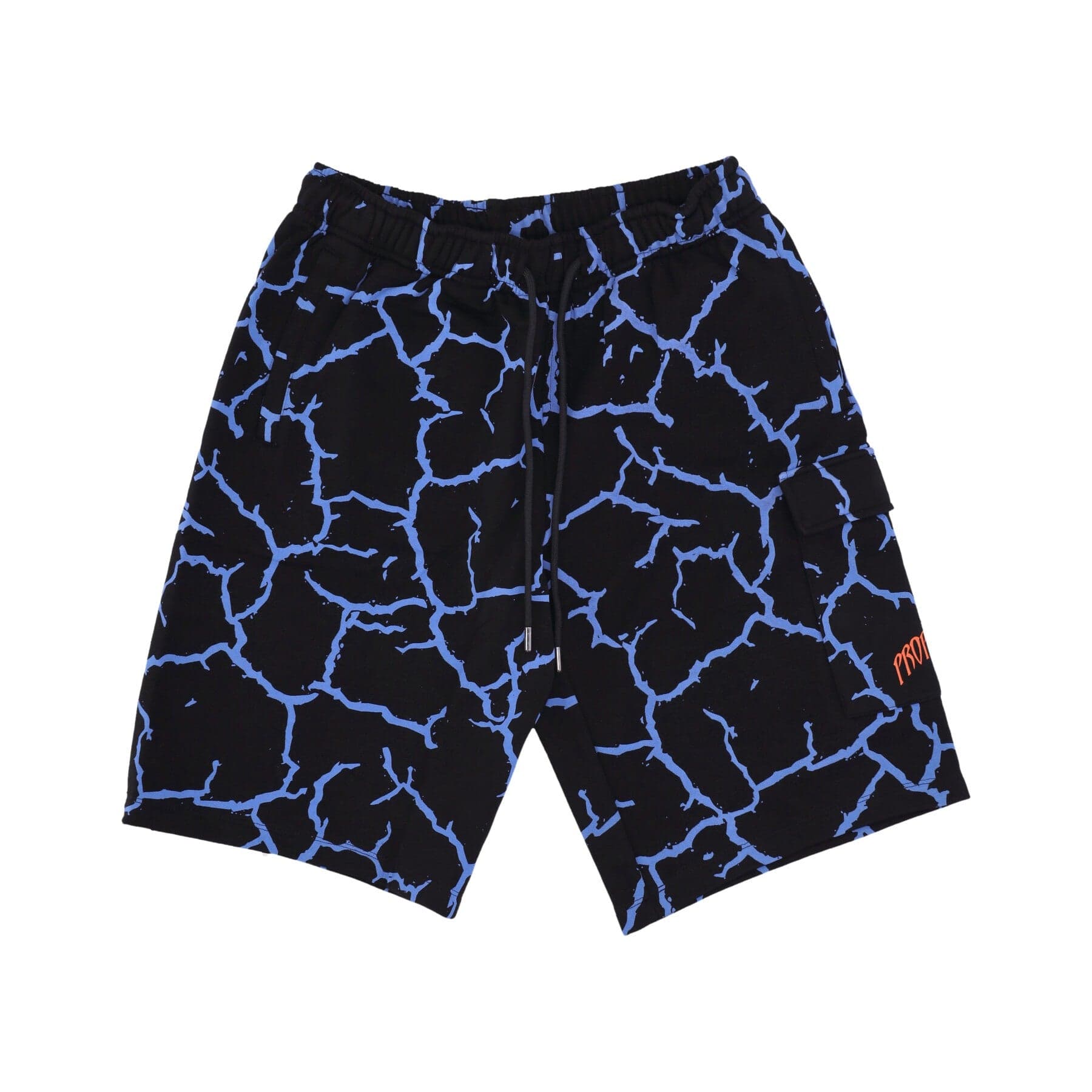 Men's Triangle Gorilla Cargo Sweatshorts Black