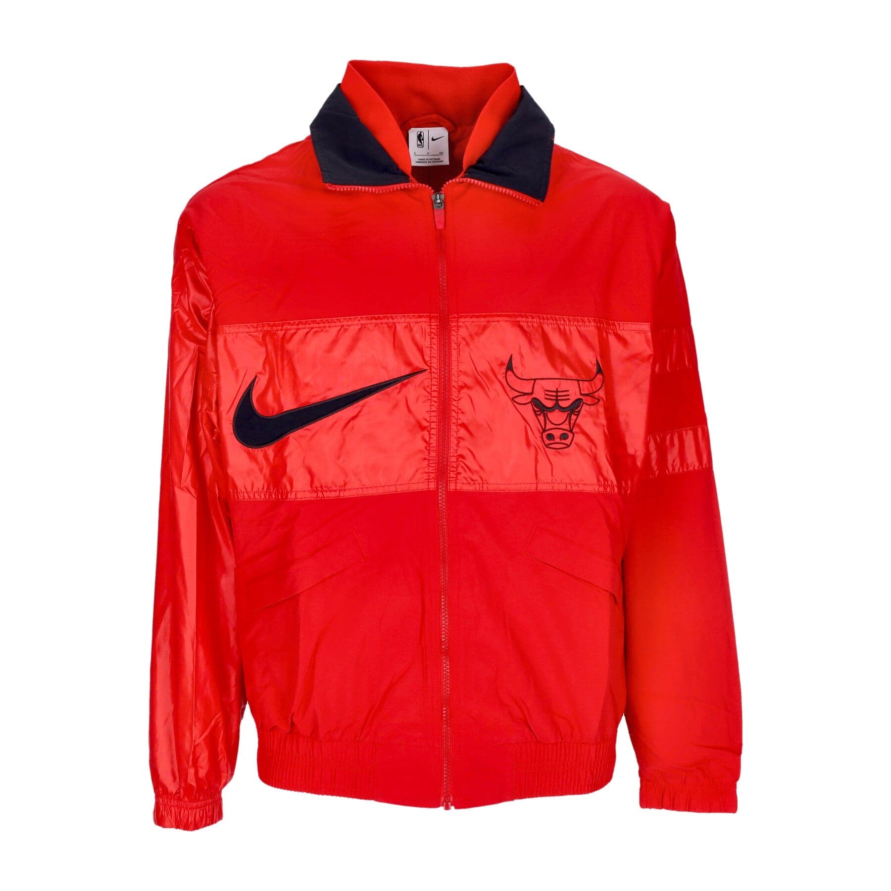 Men's Tracksuit Jacket NBA Courtside Lightweight Jacket Chibul University Red/black