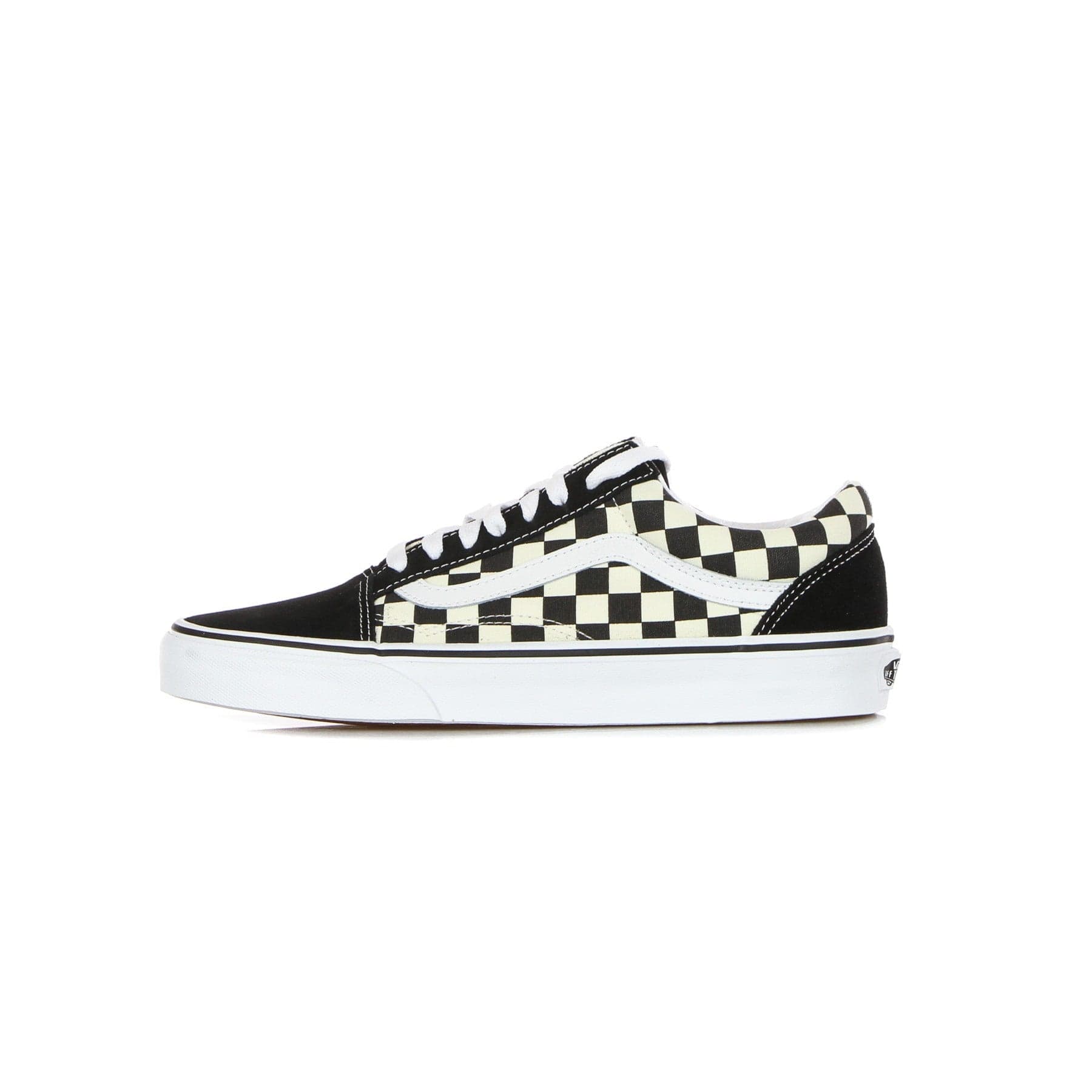 Old Skool Men's Low Shoe (primary Check) Black/white