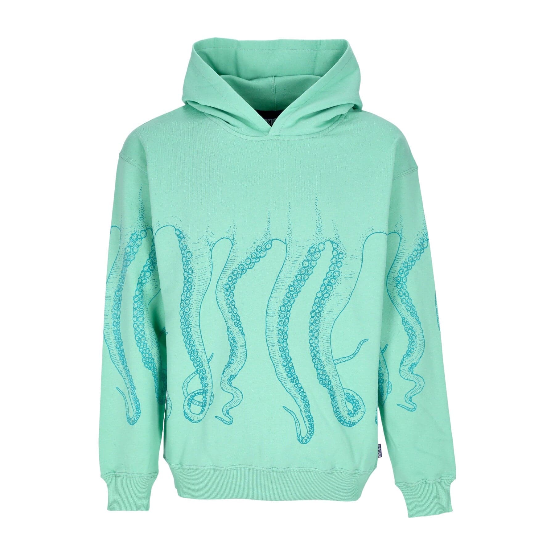 Men's Lightweight Hooded Sweatshirt Outline Hoodie Mint