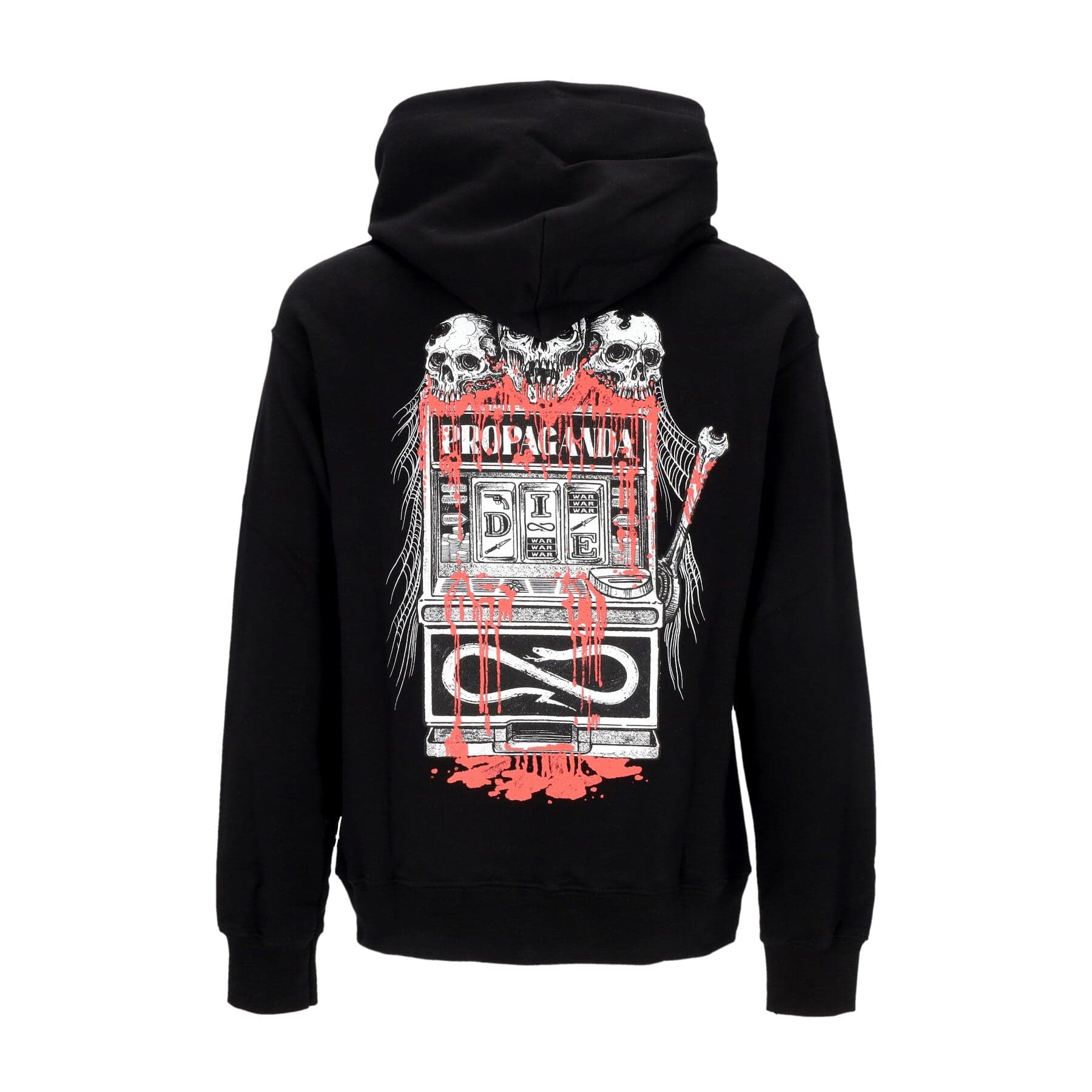 Men's Lightweight Hooded Sweatshirt Addict Hoodie Black