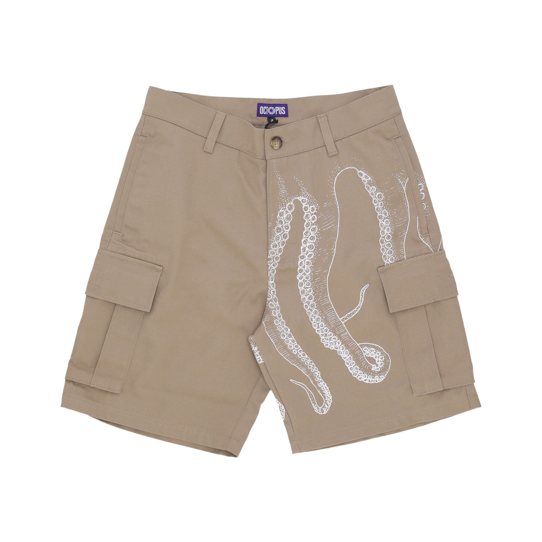 Men's Side Cargo Short Beige