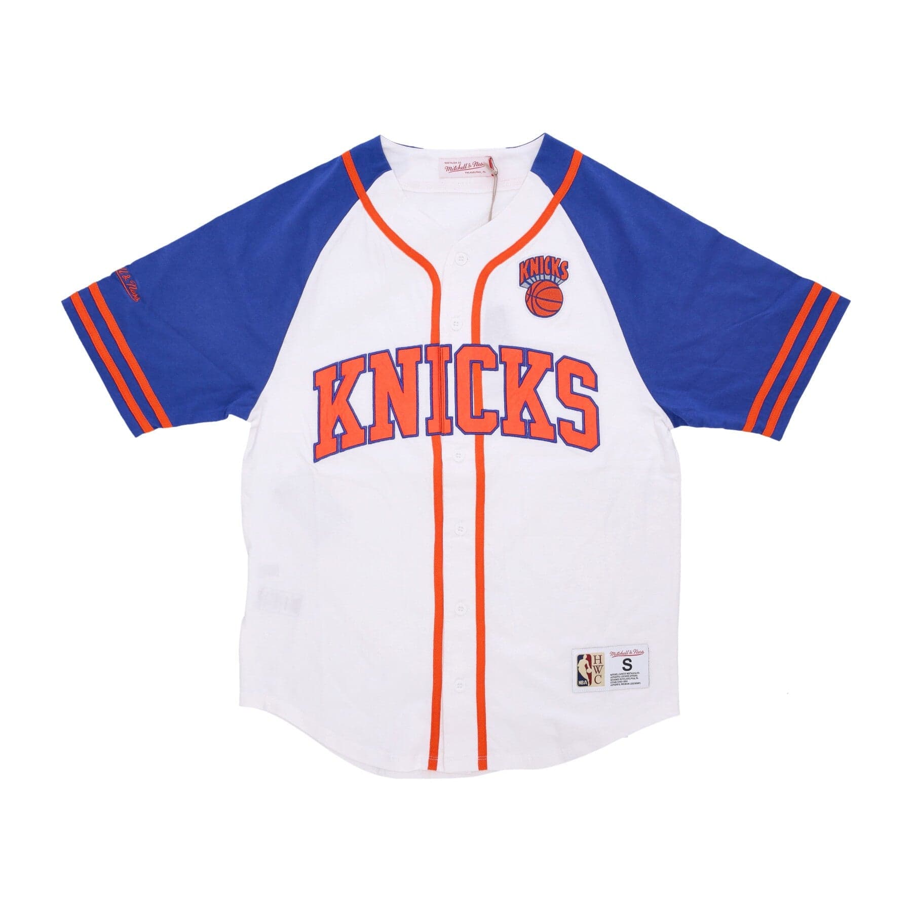 Men's NBA Practice Day Button Front Jersey Hardwood Classics Neykni White