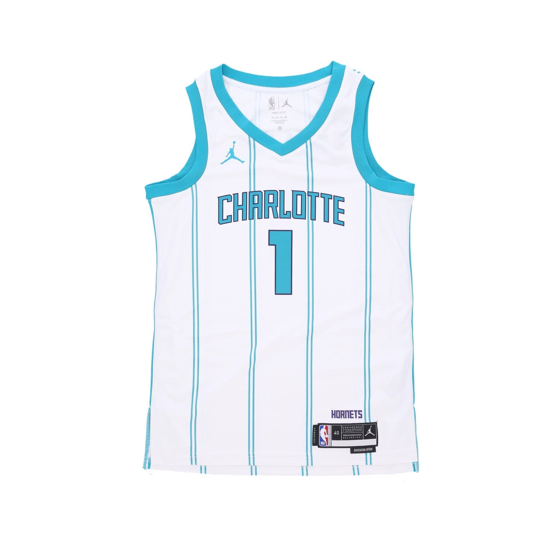 Men's Basketball Tank Top Nba Association Edition 22 Dri-fit Swingman Jersey No 1 Lamelo Ball Chahor White