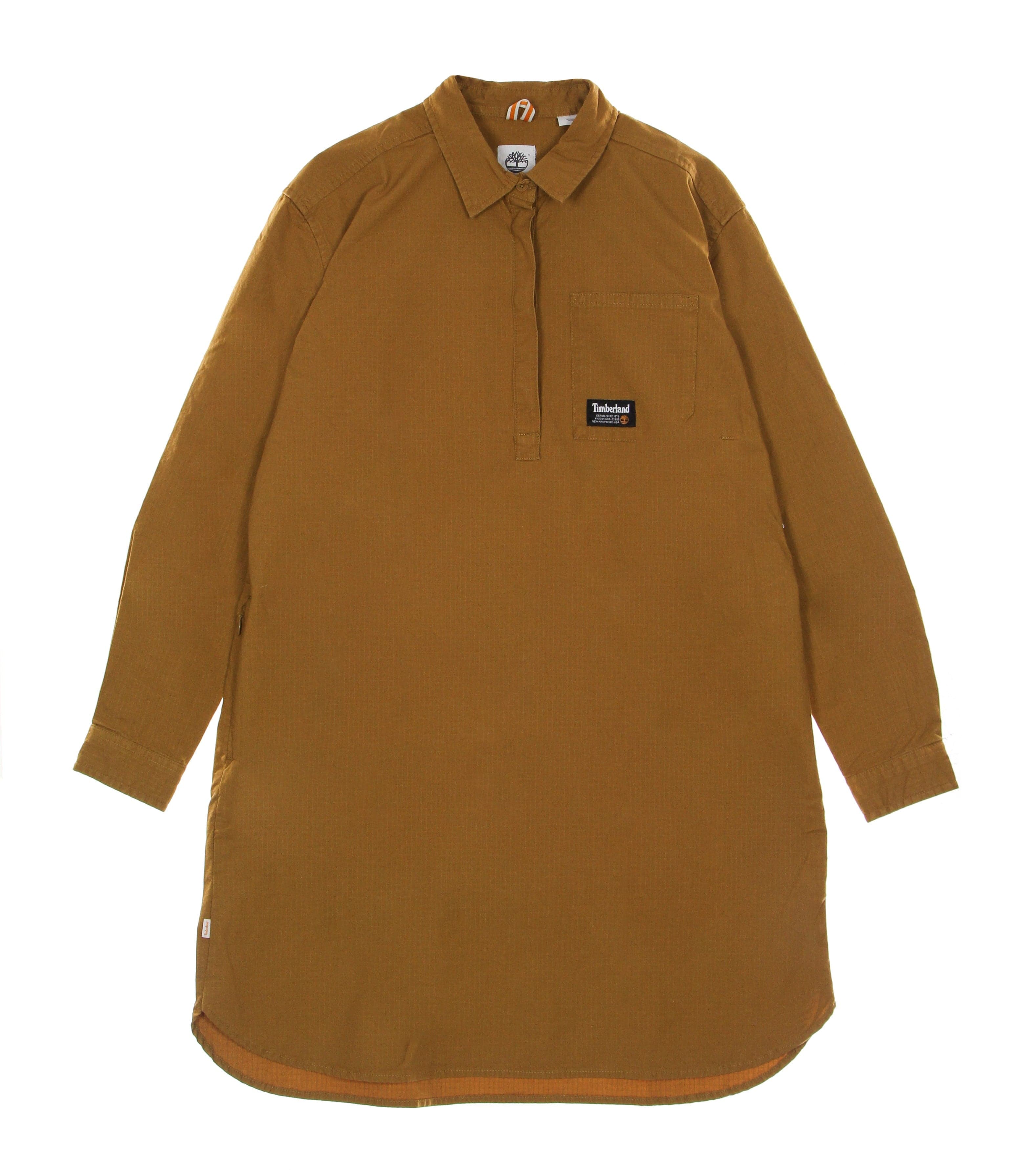 Women's Yc Overshirt Dress Wheat Boot
