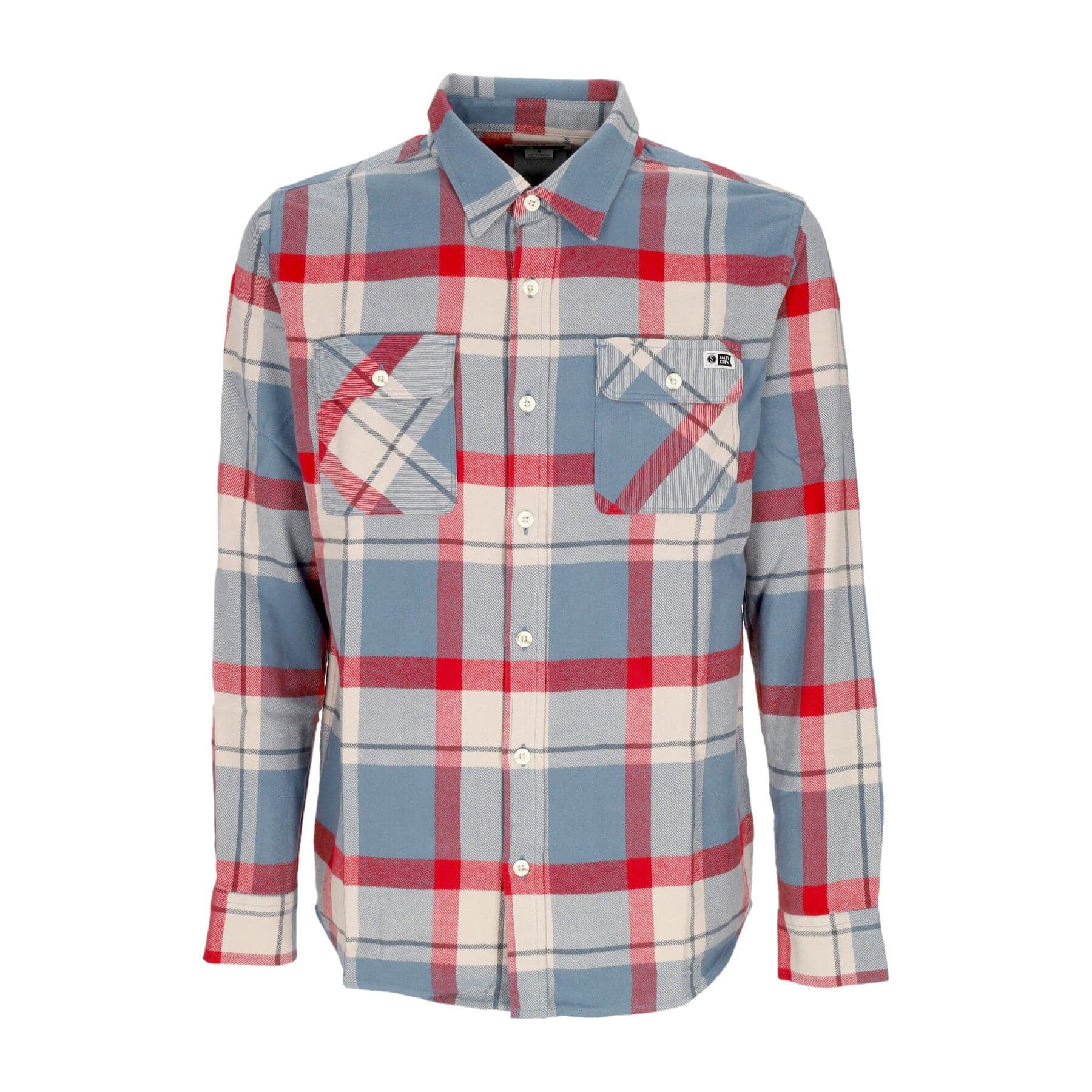 Dawn Patrol Men's Long Sleeve Shirt Flannel Slate