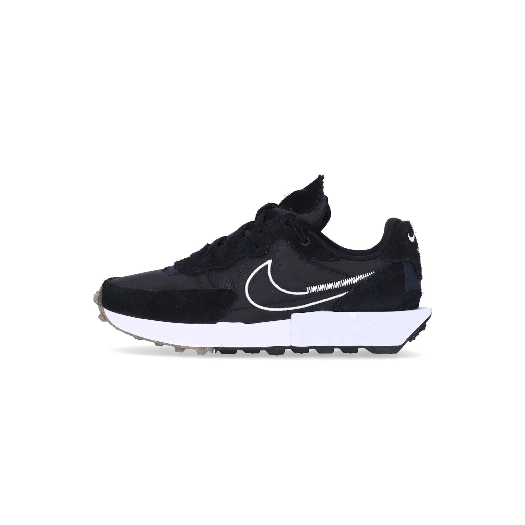 W Fontanka Waffle Women's Low Shoe Black/white/dark Obsidian