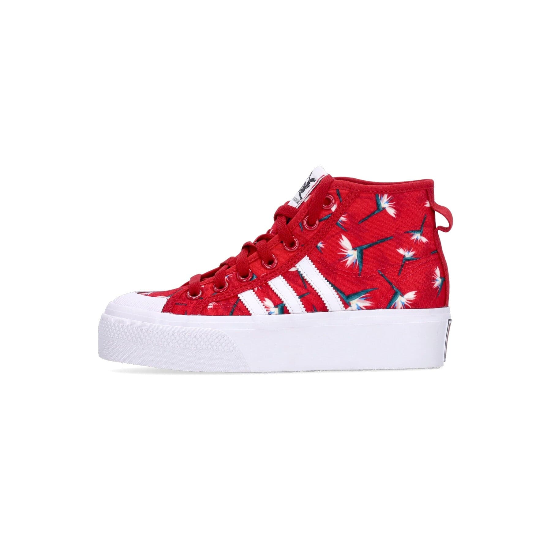 Nizza Platform Mid Tm W X Thebe Magugu Power Red/cloud White/core Black Women's High Shoe