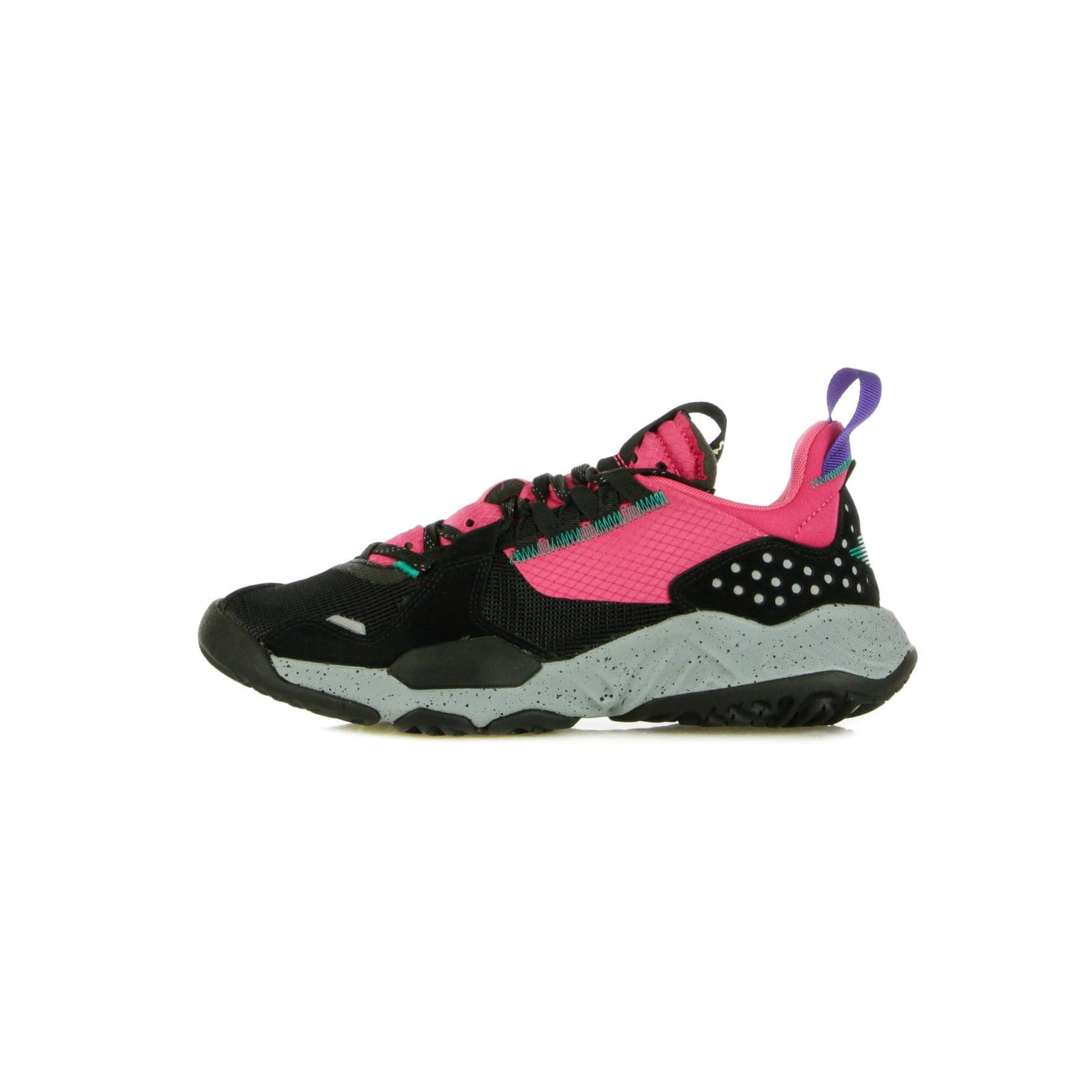 Jordan Delta Black/neptune Green/court Purple Men's High Shoe