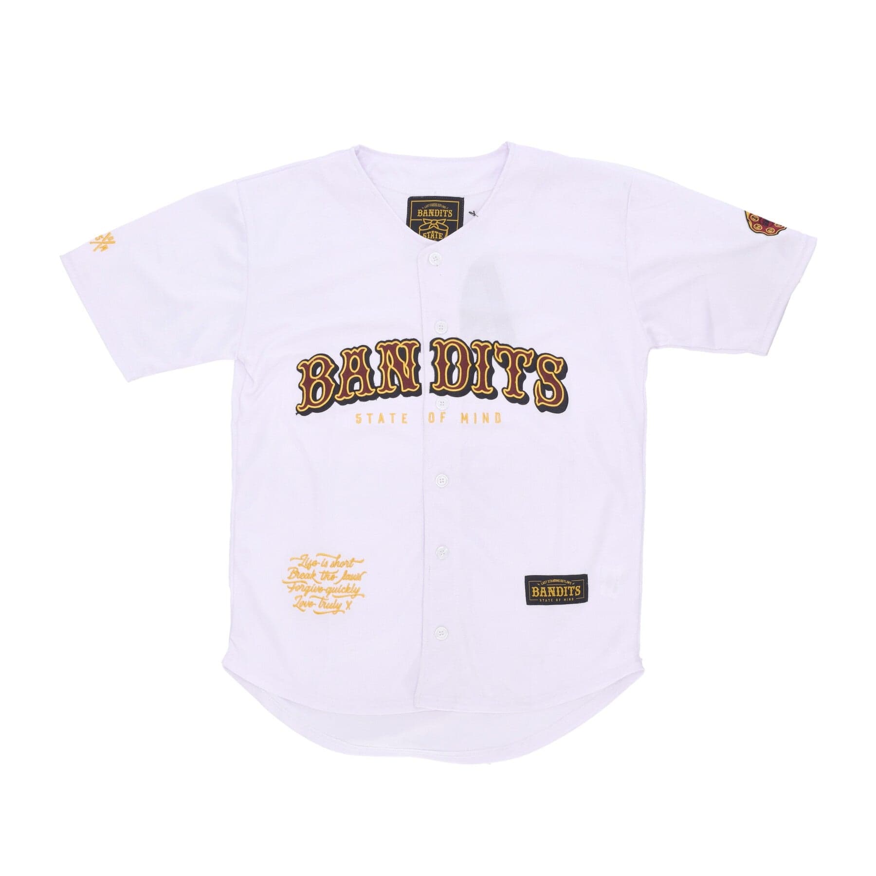 Bandits Signature Men's Buttoned Jacket Jersey White