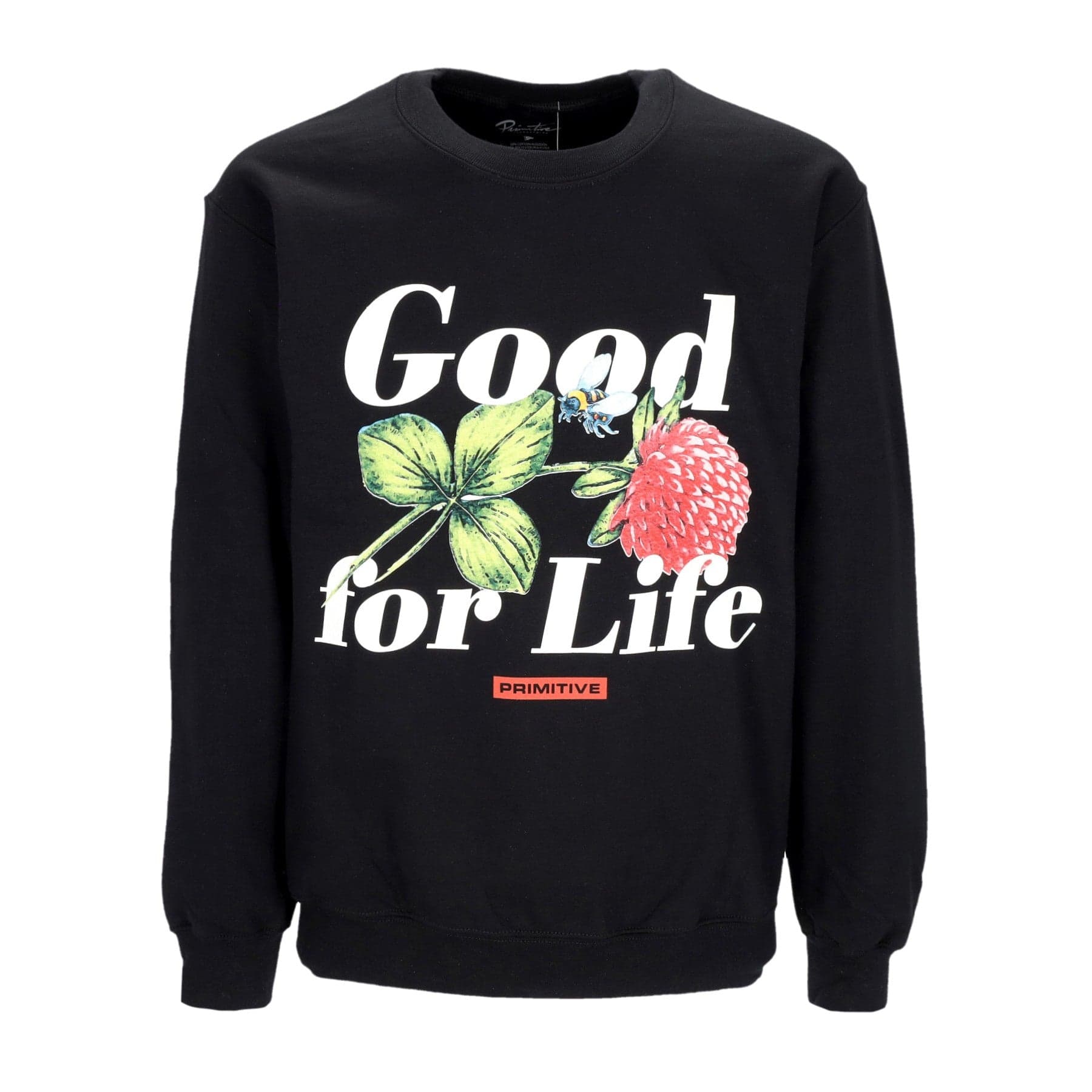 Feliz Crewneck Men's Sweatshirt Black