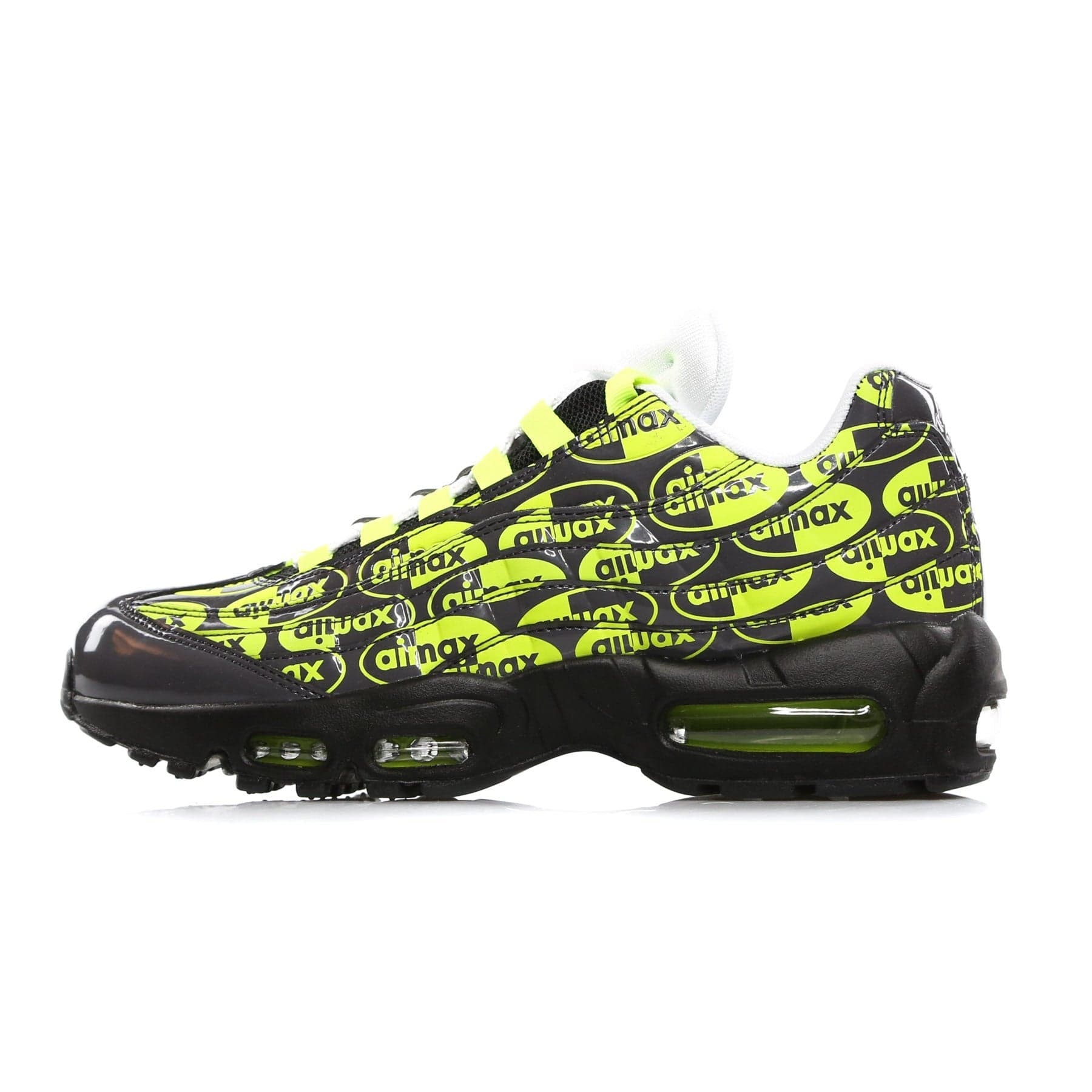 Air Max 95 Prm Men's Low Shoe Black/volt/ash/white