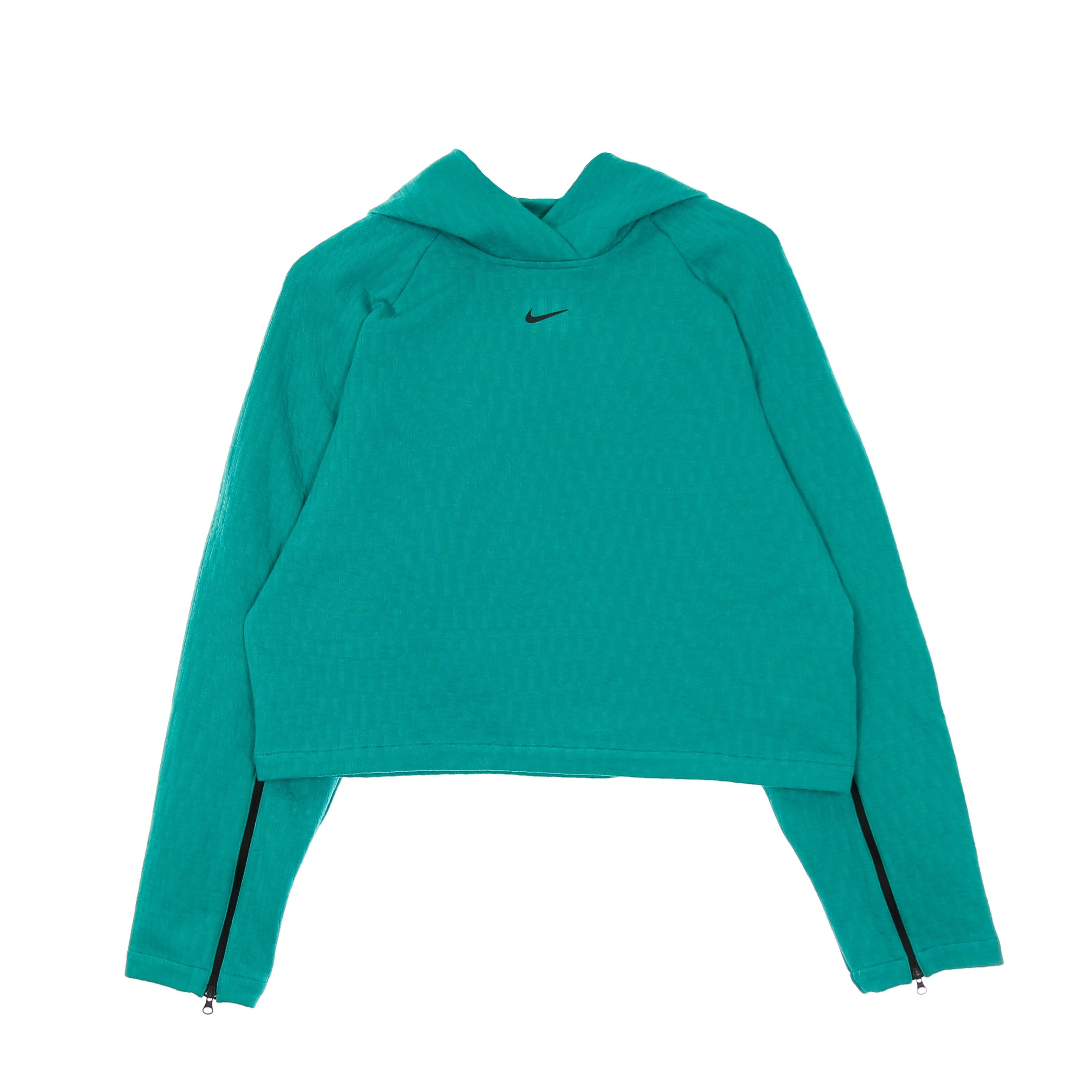 Women's Lightweight Hoodie W Sportswear Tech Pack Hoodie All Over Jacquard Neptune Green/black