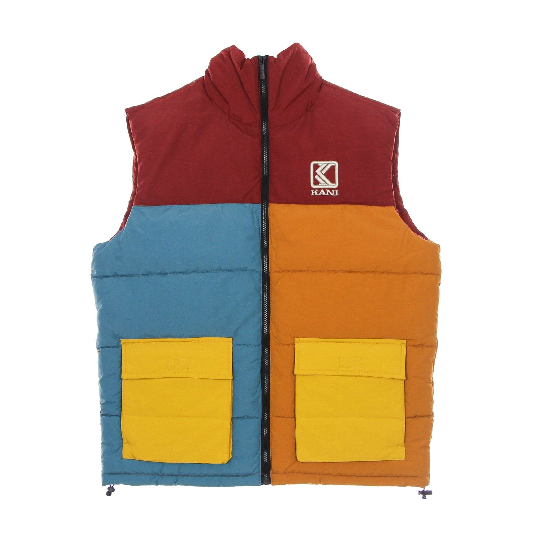 Og Block Puffer Vest Men's Sleeveless Down Jacket