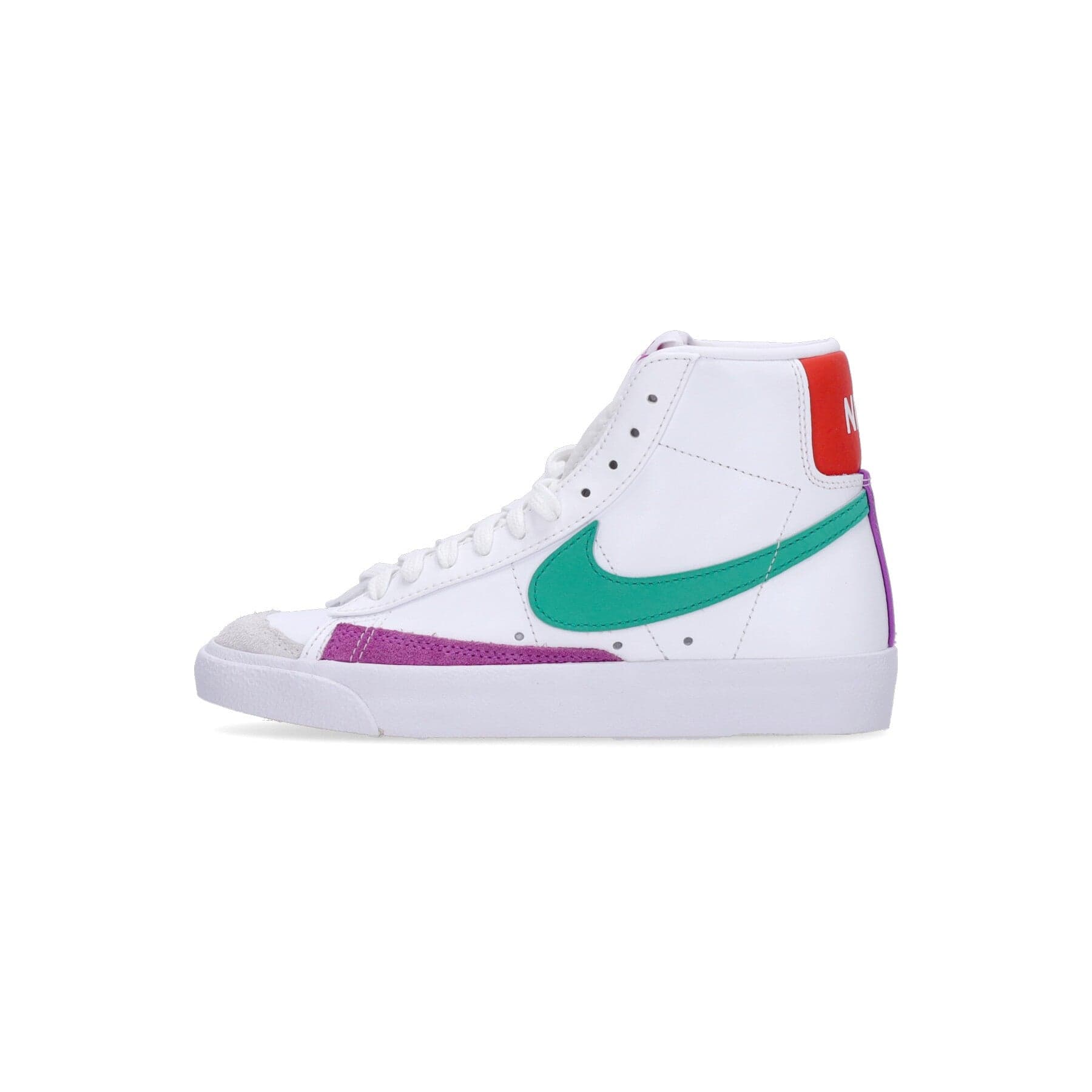 W Blazer Mid 77 Women's High Shoe White/stadium Green/picante Red