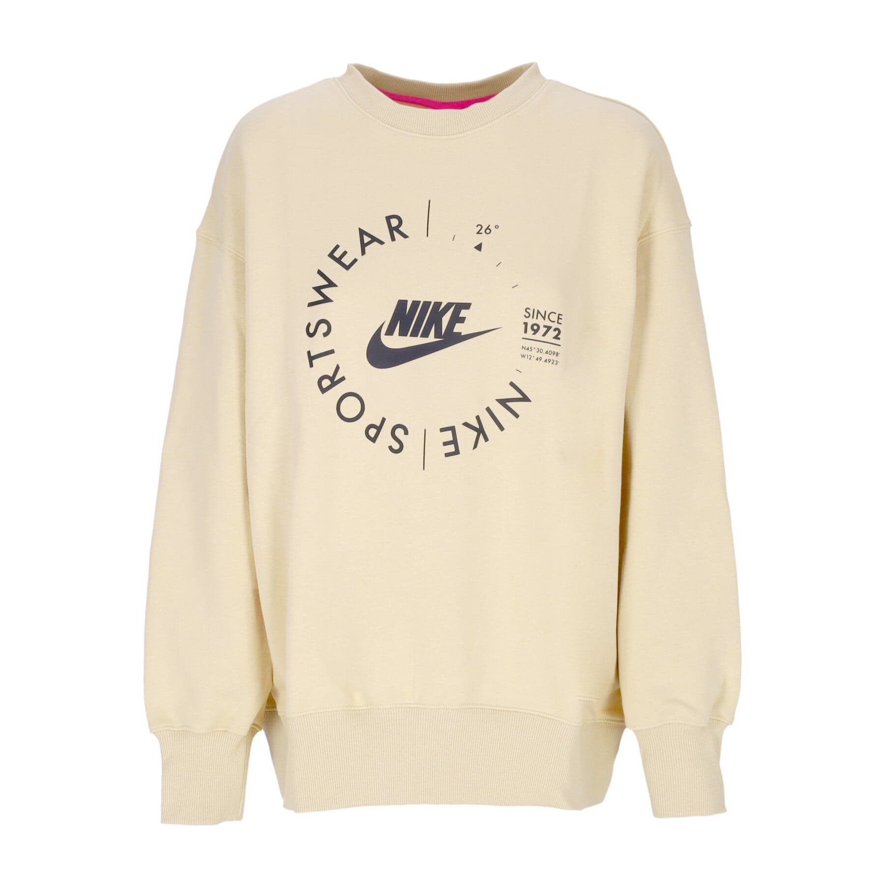 Women's Crewneck Sweatshirt Sportswear Fleece Oversized Utility Crewneck Team Gold