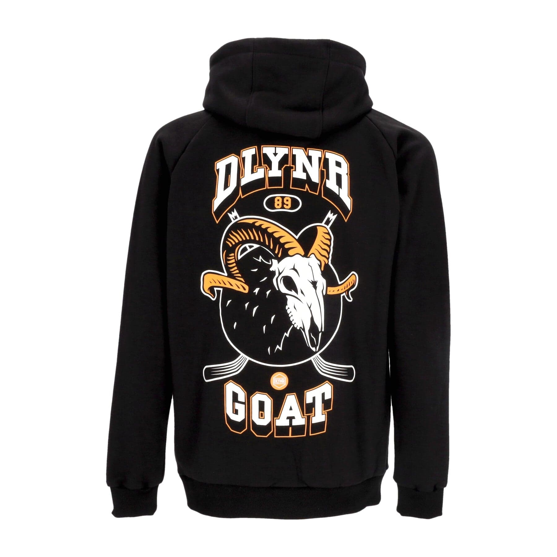 Men's Lightweight Hooded Sweatshirt Goat Skull Hoodie Black